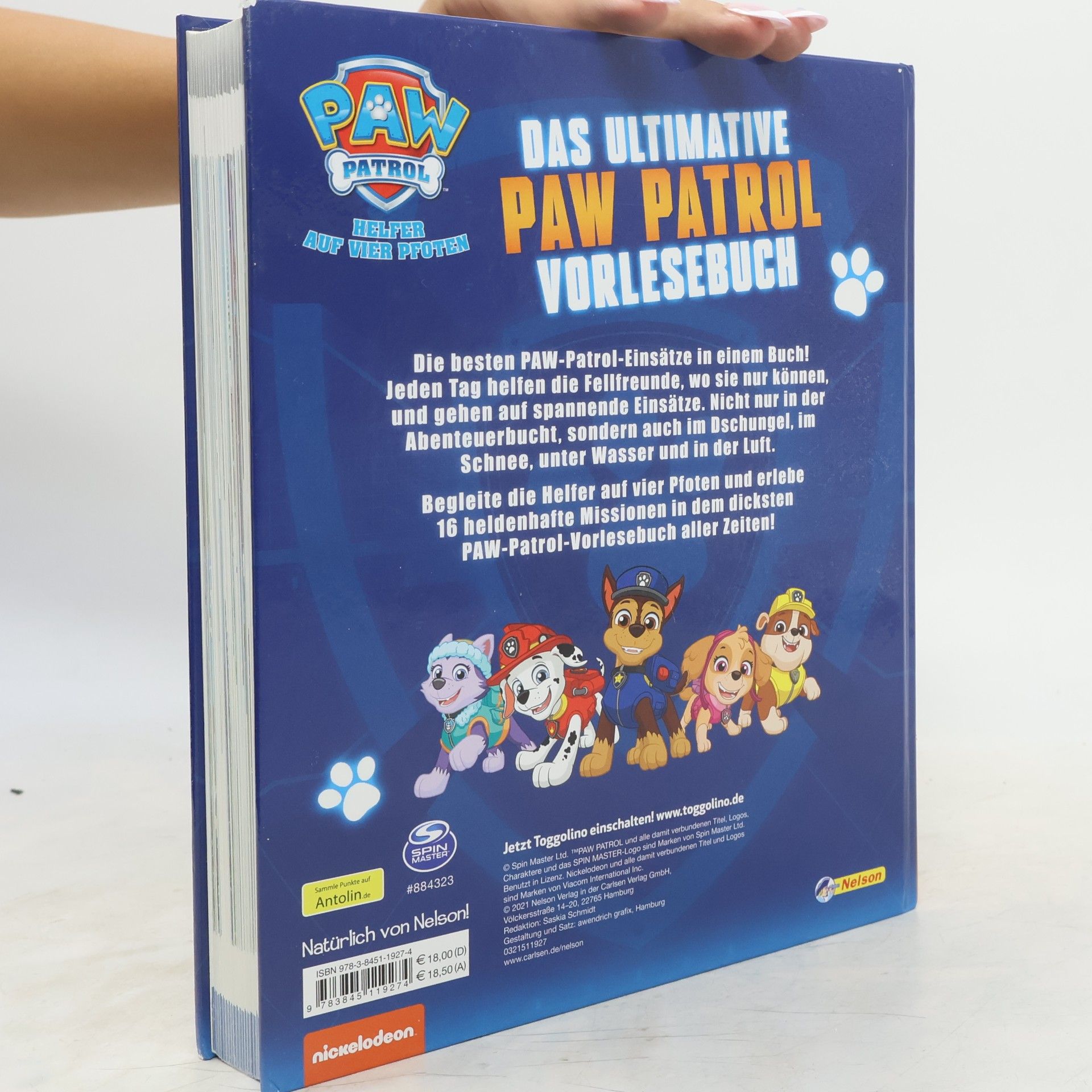 Nelson Verlag PAW Patrol: Das ultimative PAW-Patrol-Vorlesebuch