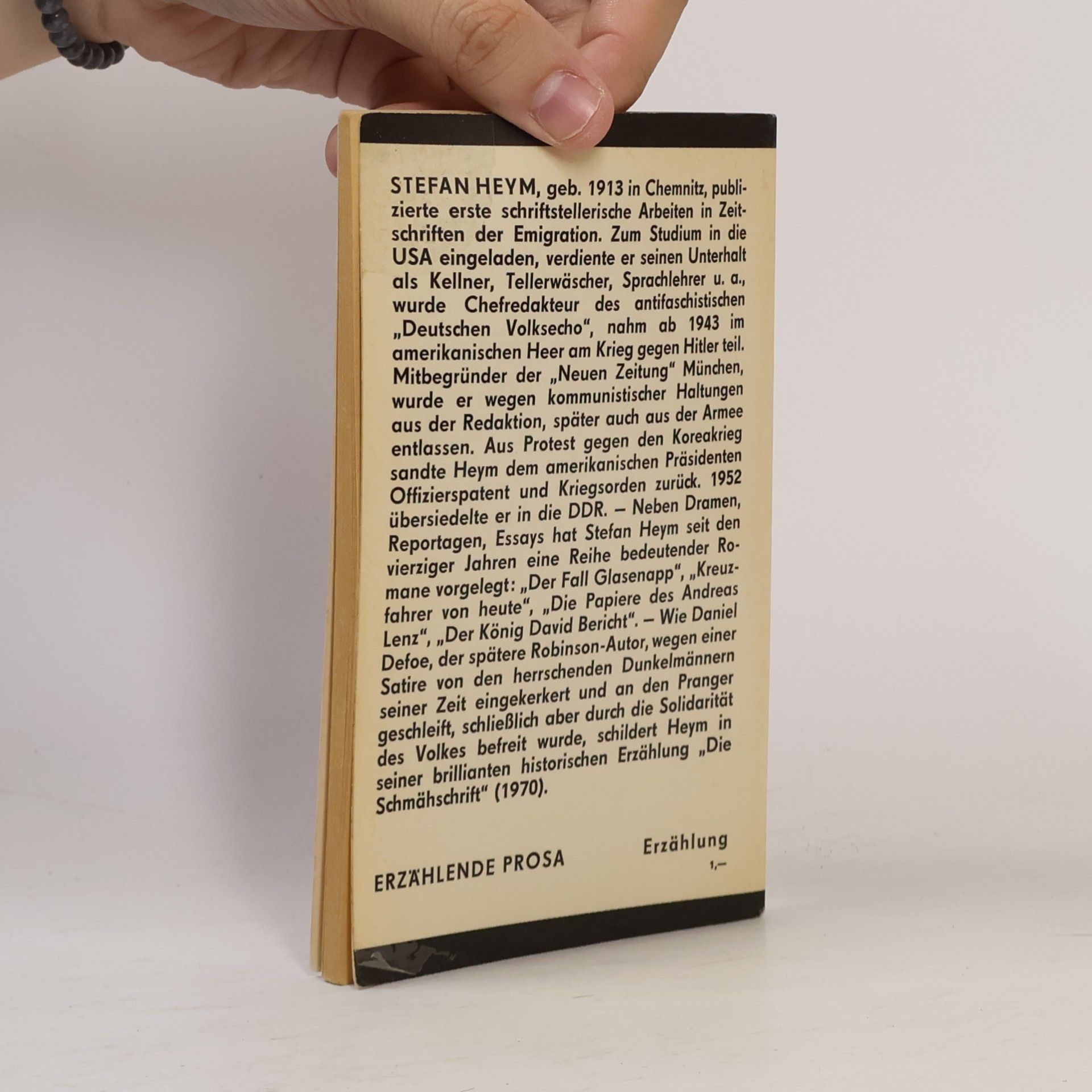 Stefan Heym Die Schmähschrift oder Königin gegen Defoe