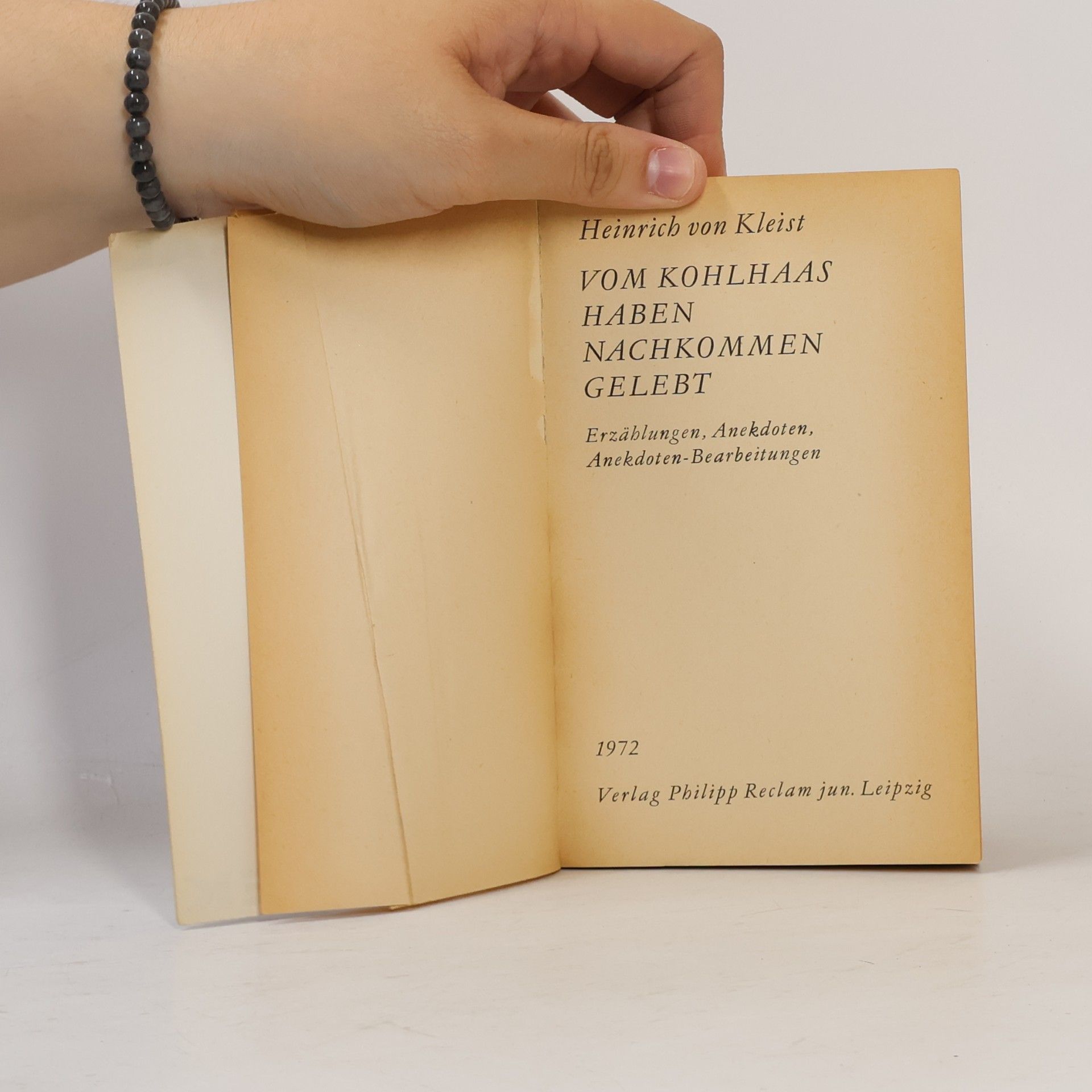 Heinrich von Kleist Vom Kohlhaas haben Nachkommen gelebt