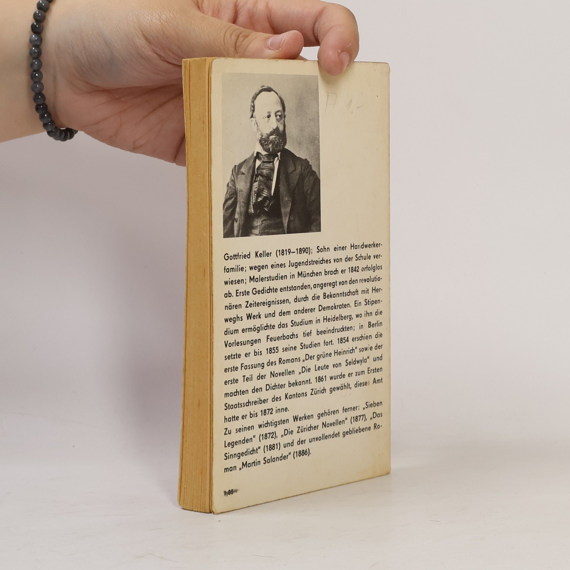 Gottfried Keller Der Landvogt von Greifensee