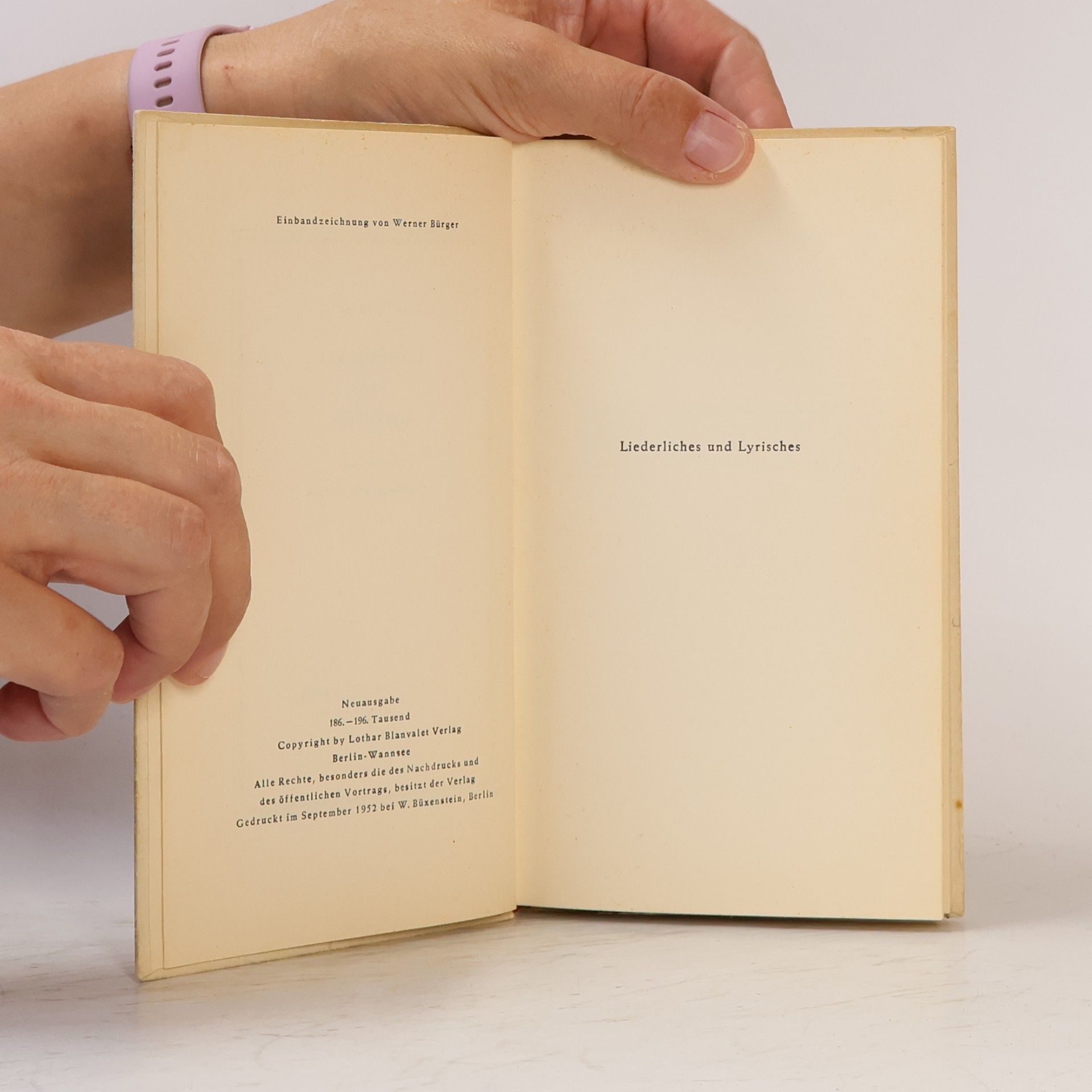 Autorenkollektiv Liederliches und Lyrisches