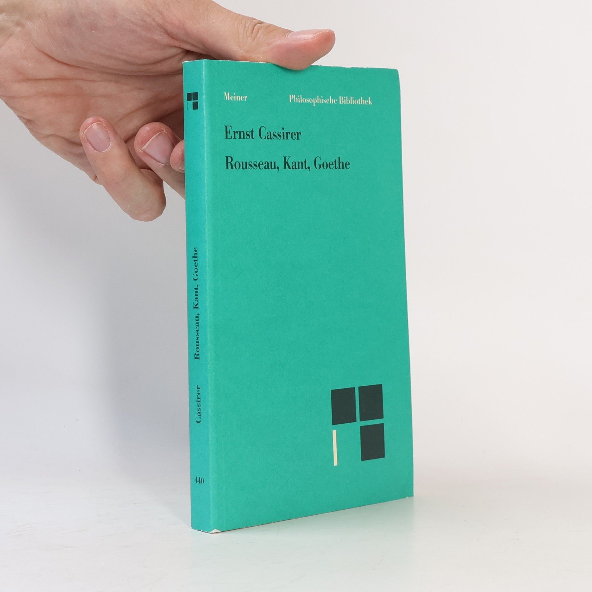 Ernst Cassirer Rousseau, Kant, Goethe
