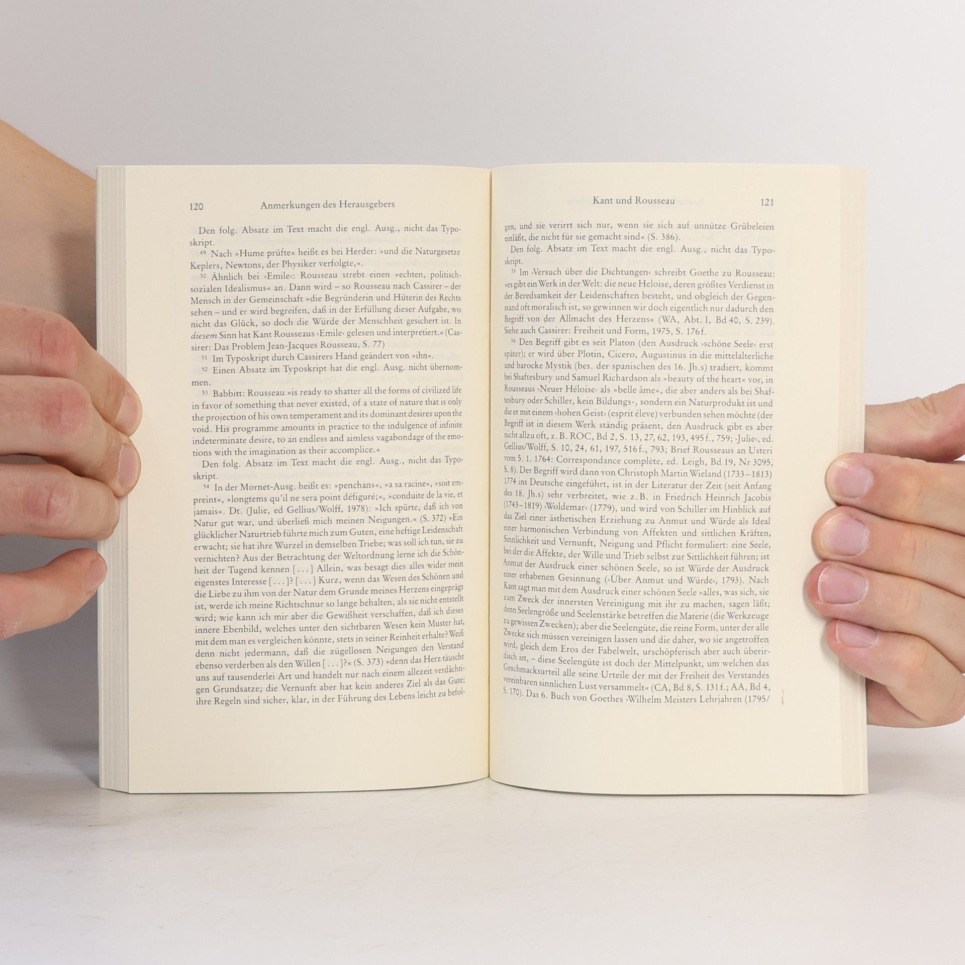 Ernst Cassirer Rousseau, Kant, Goethe