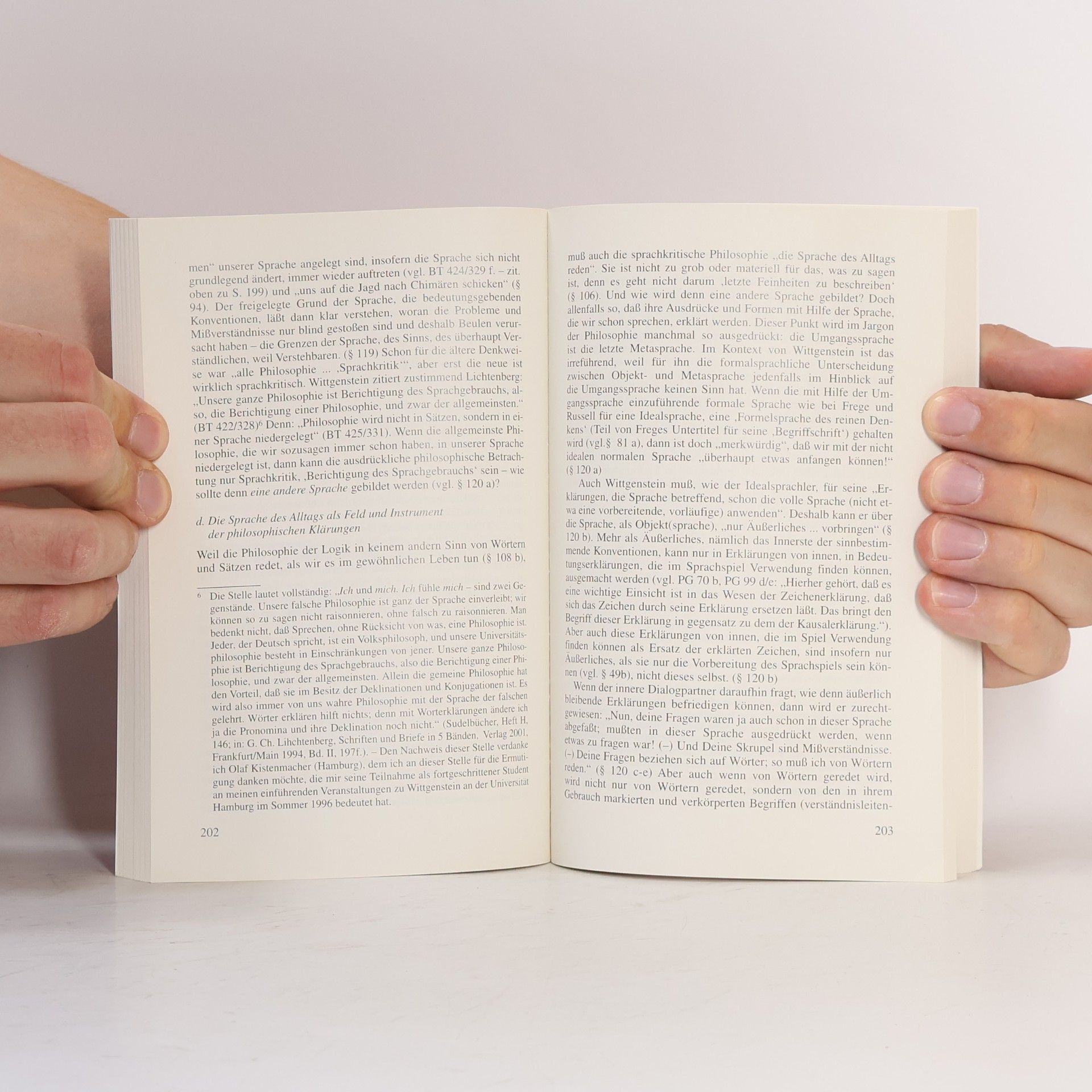 Ernst Michael Lange Ludwig Wittgenstein: "Philosophische Untersuchungen"