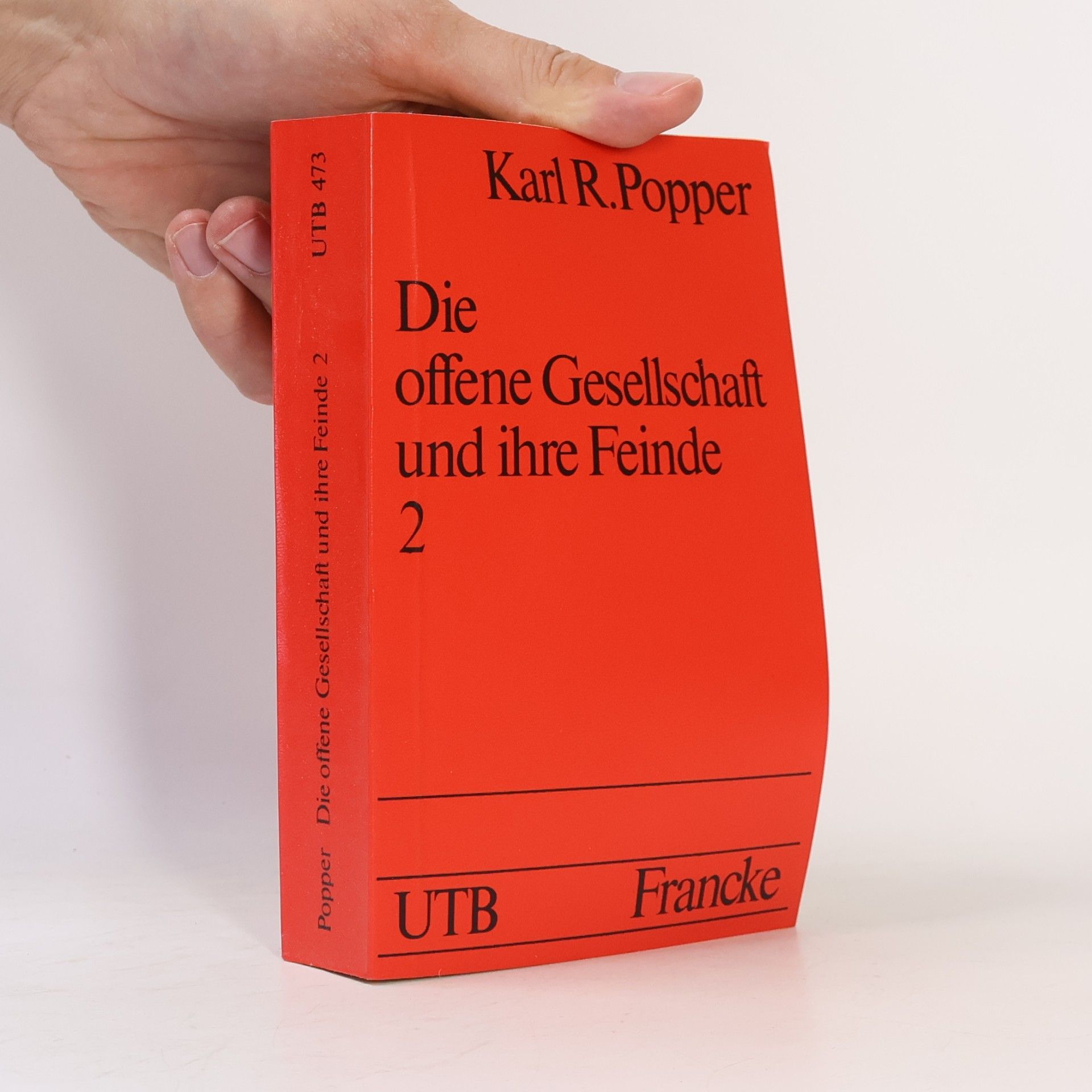 Karl Popper Die offene Gesellschaft und ihre Feinde 2