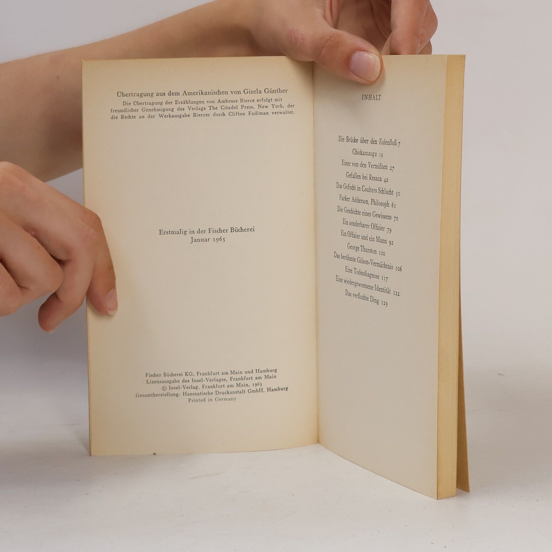 Ambrose Bierce Die Geschichte eines Gewissens