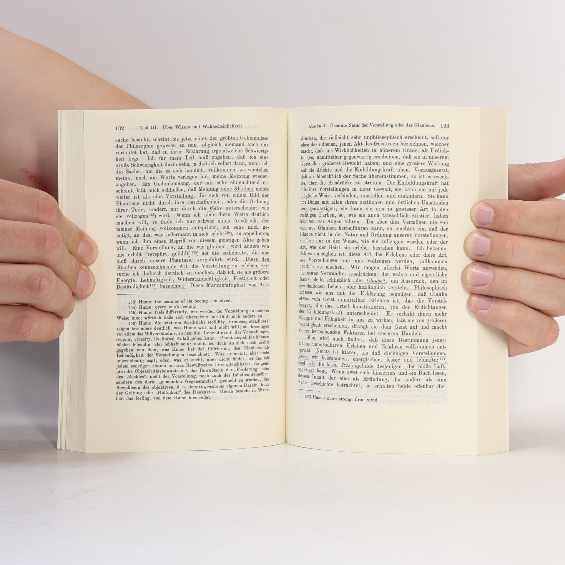 David Hume Ein Traktat über die menschliche Natur Buch I. Über den Verstand.