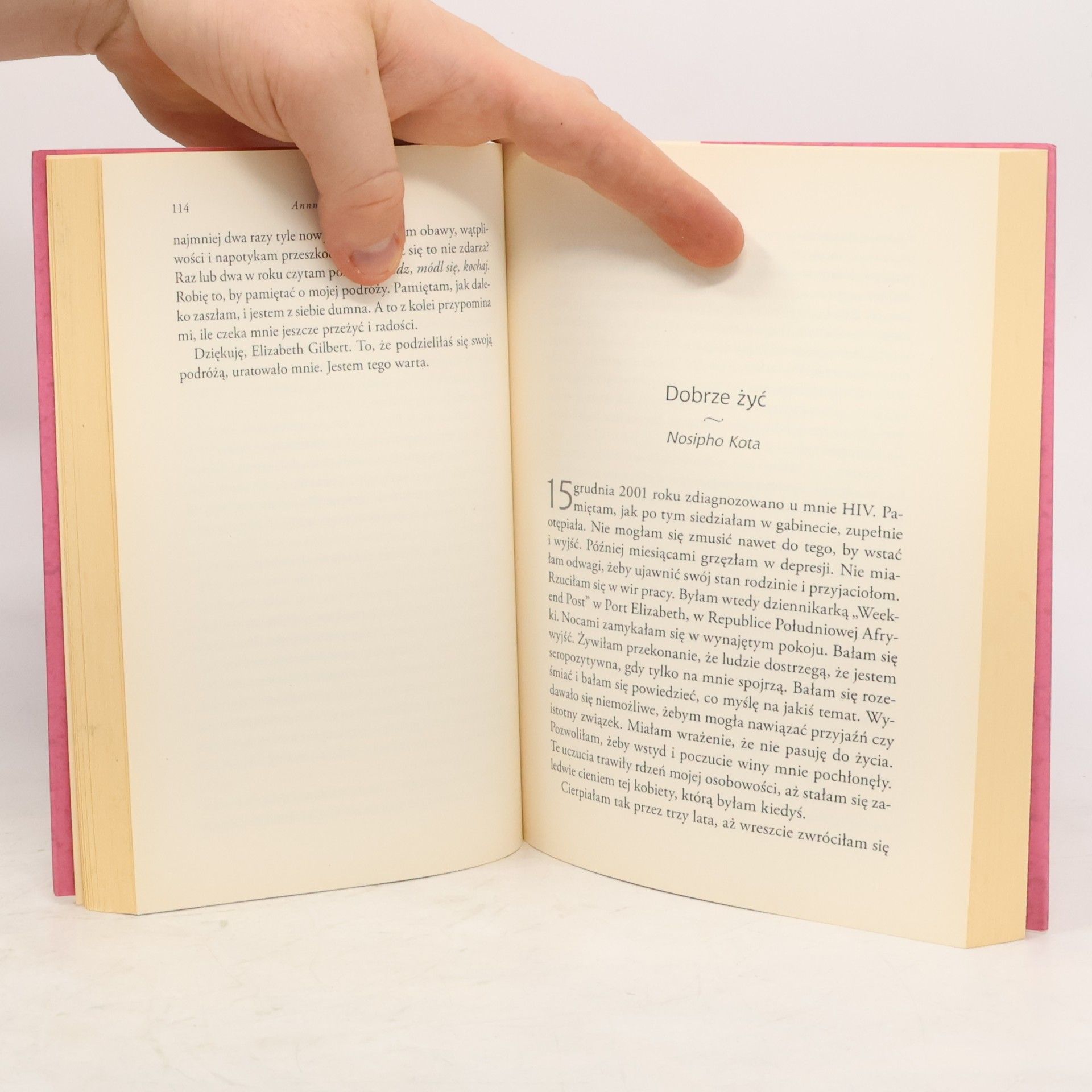 Elizabeth Gilbert A wszystko dzięki Jedz, módl się, kochaj