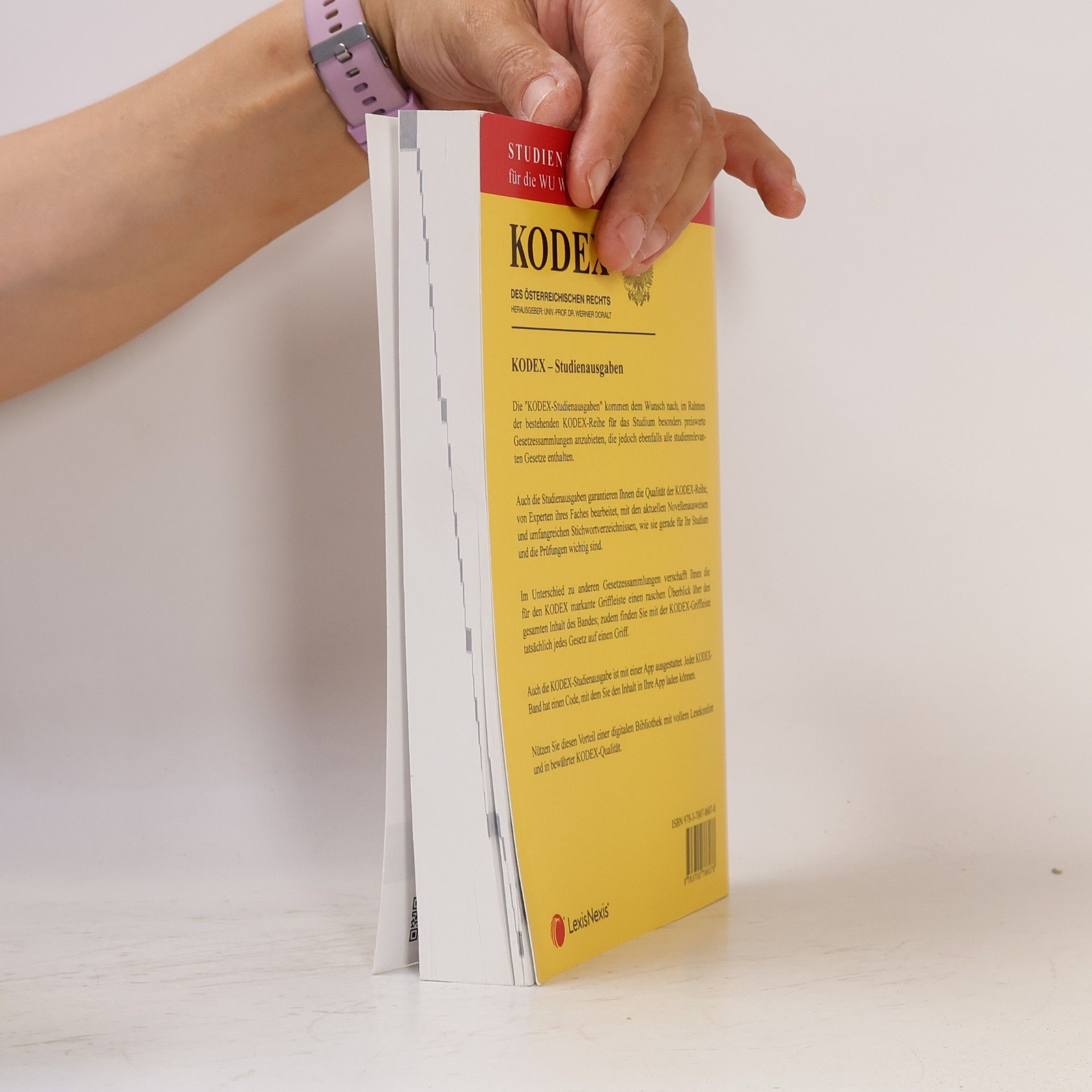 Werner Doralt Studienausgabe für die WU Wien: Kodex Bürgerliches Recht für die WU 2024/25 - inkl. App - 4. Auflage