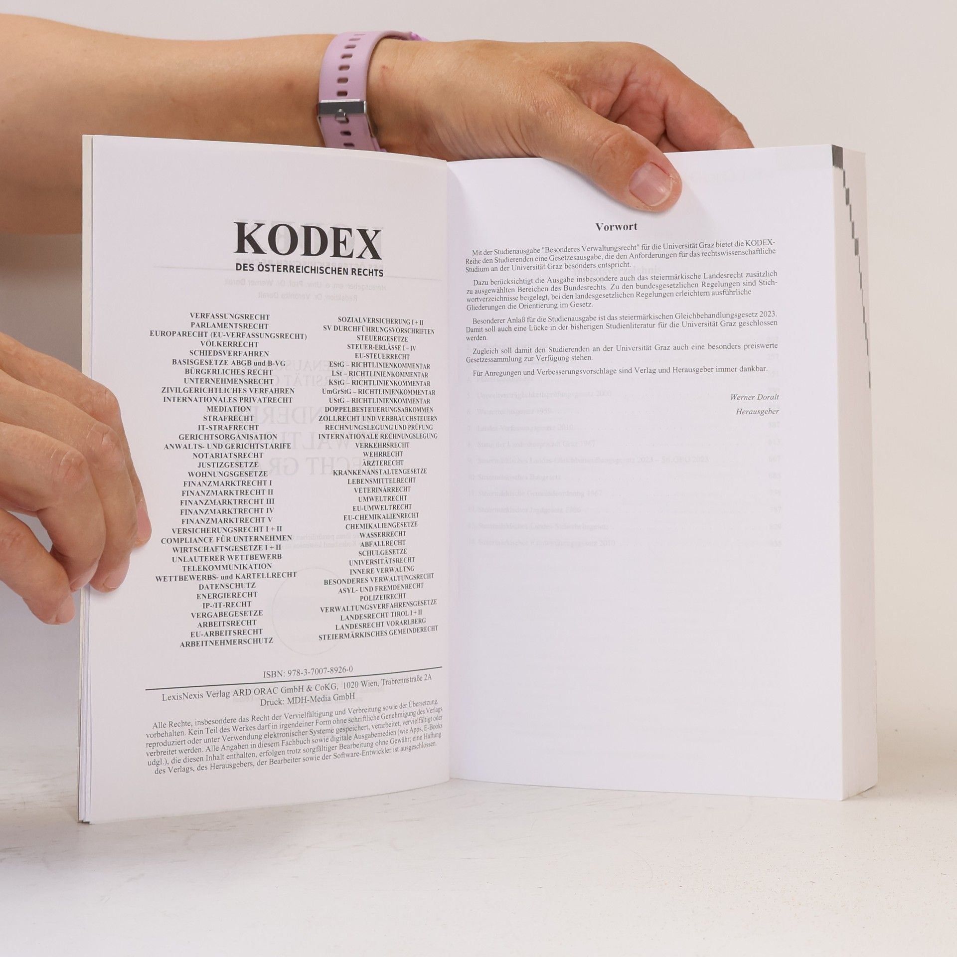 Werner Doralt KODEX Besonderes Verwaltungsrecht Graz - inkl. App: Studienausgabe der Universität Graz - Aktuell Steiermärk. Landes-Gleichbehandlungsgesetz 2023
