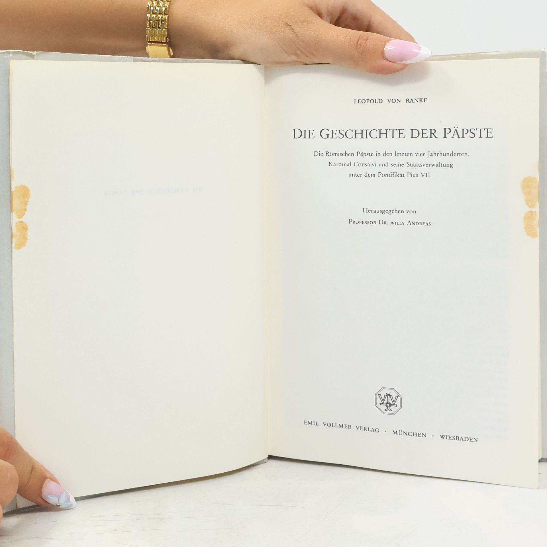 Leopold von Ranke Die Geschichte der Päpste