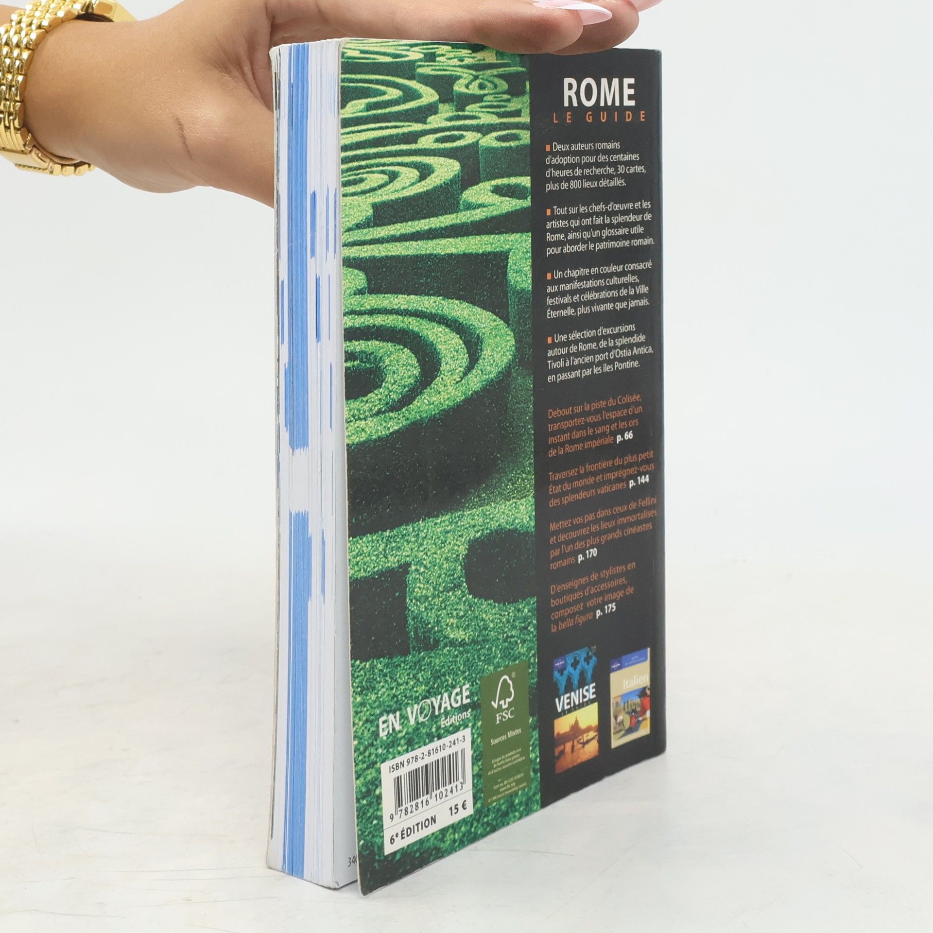 Abigail Hole Lonely Planet: Rome le guide - Plan détachable inclus