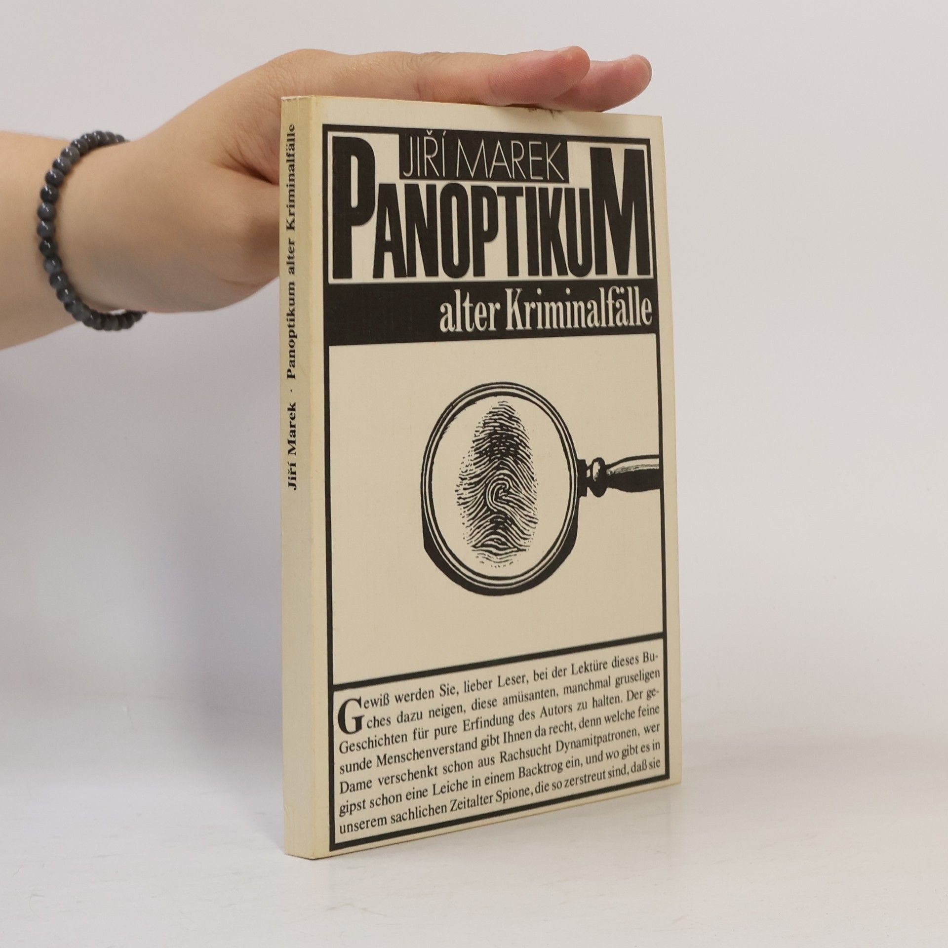 Jiří Marek Panoptikum alter Kriminalfälle