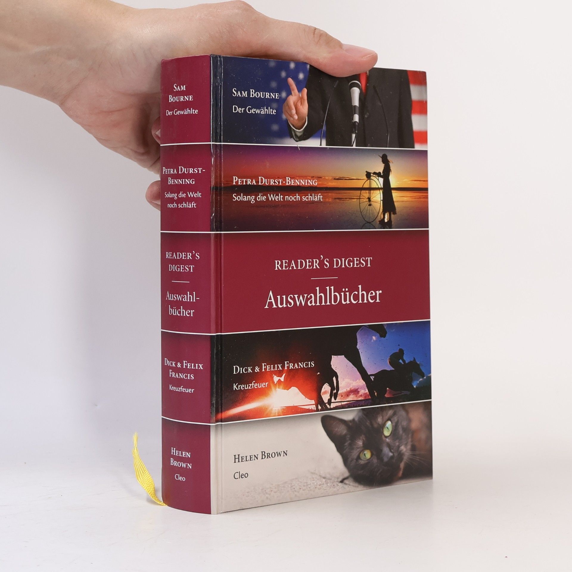 Helen Brown Readers Digest Auswahlbücher: Der Gewählte, Solange die Welt noch schläft, Kreuzfeuer, Cleo