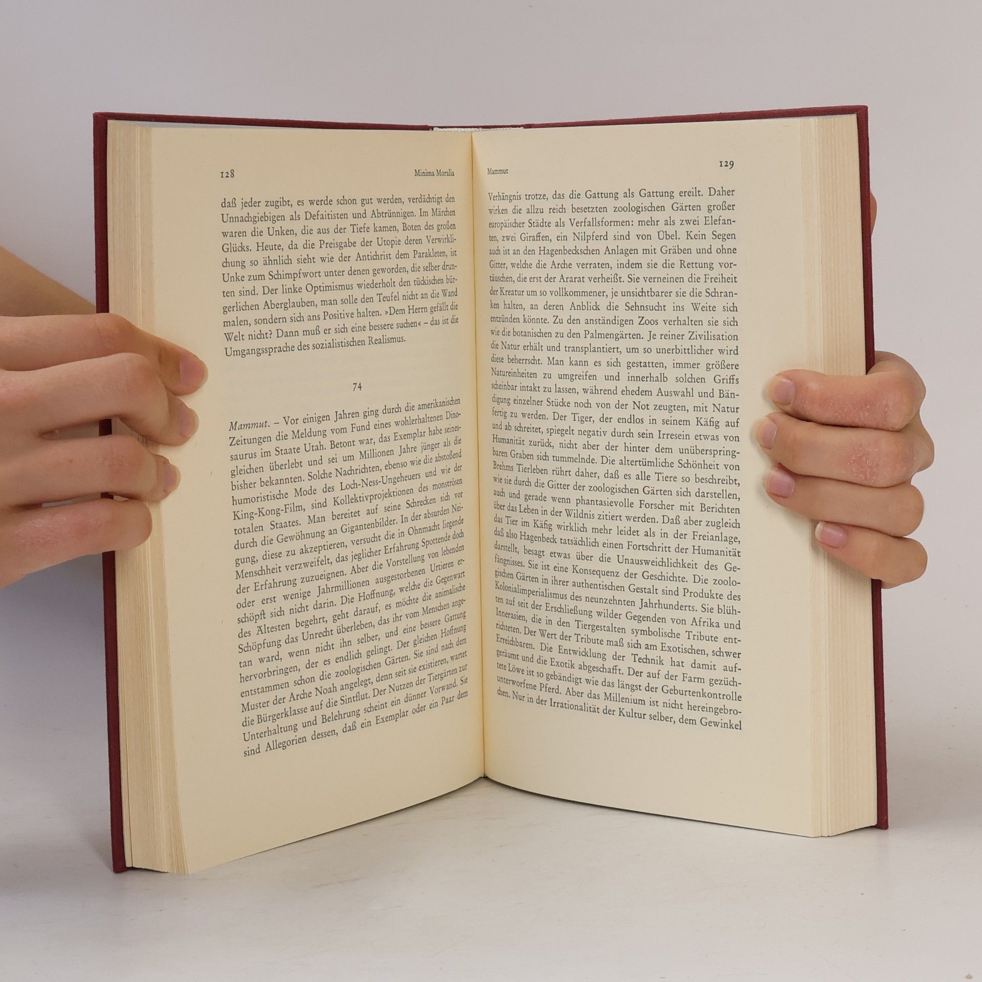 Theodor W. Adorno Schriften 4. Minima Moralia