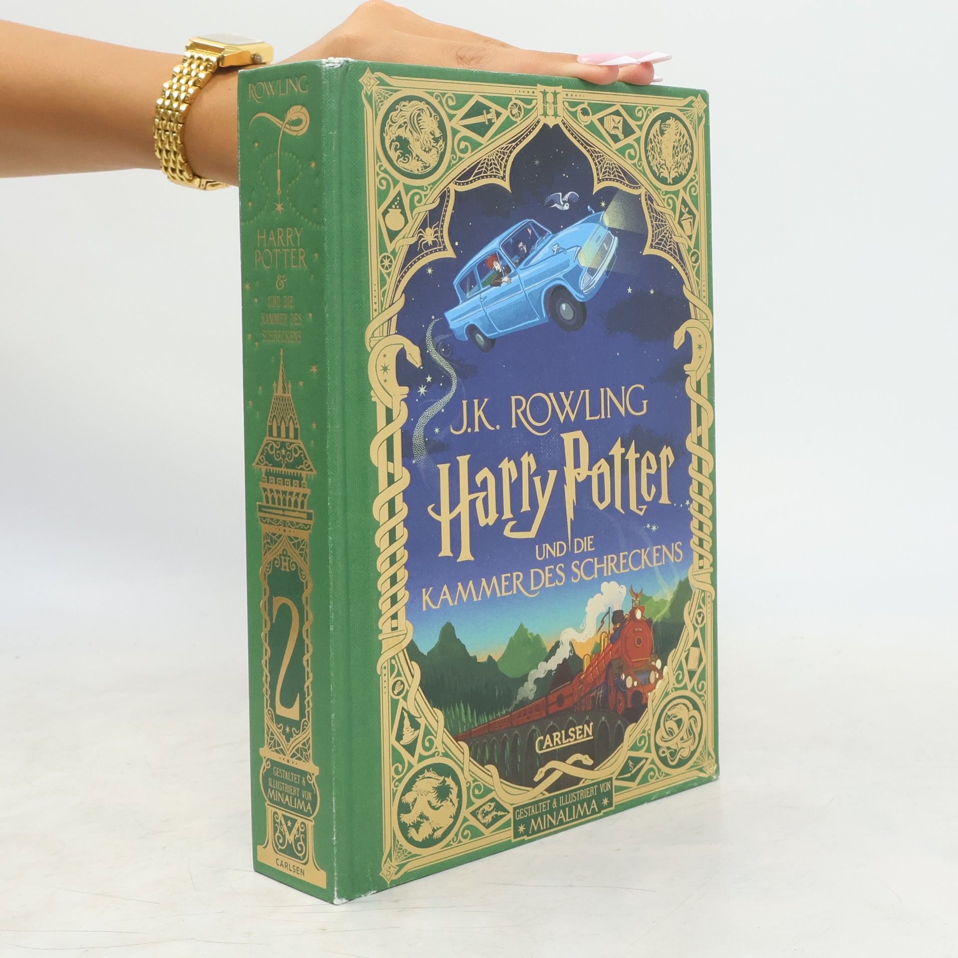 Joanne K. Rowlingová Harry Potter und die Kammer des Schreckens: MinaLima-Ausgabe (Harry Potter 2)