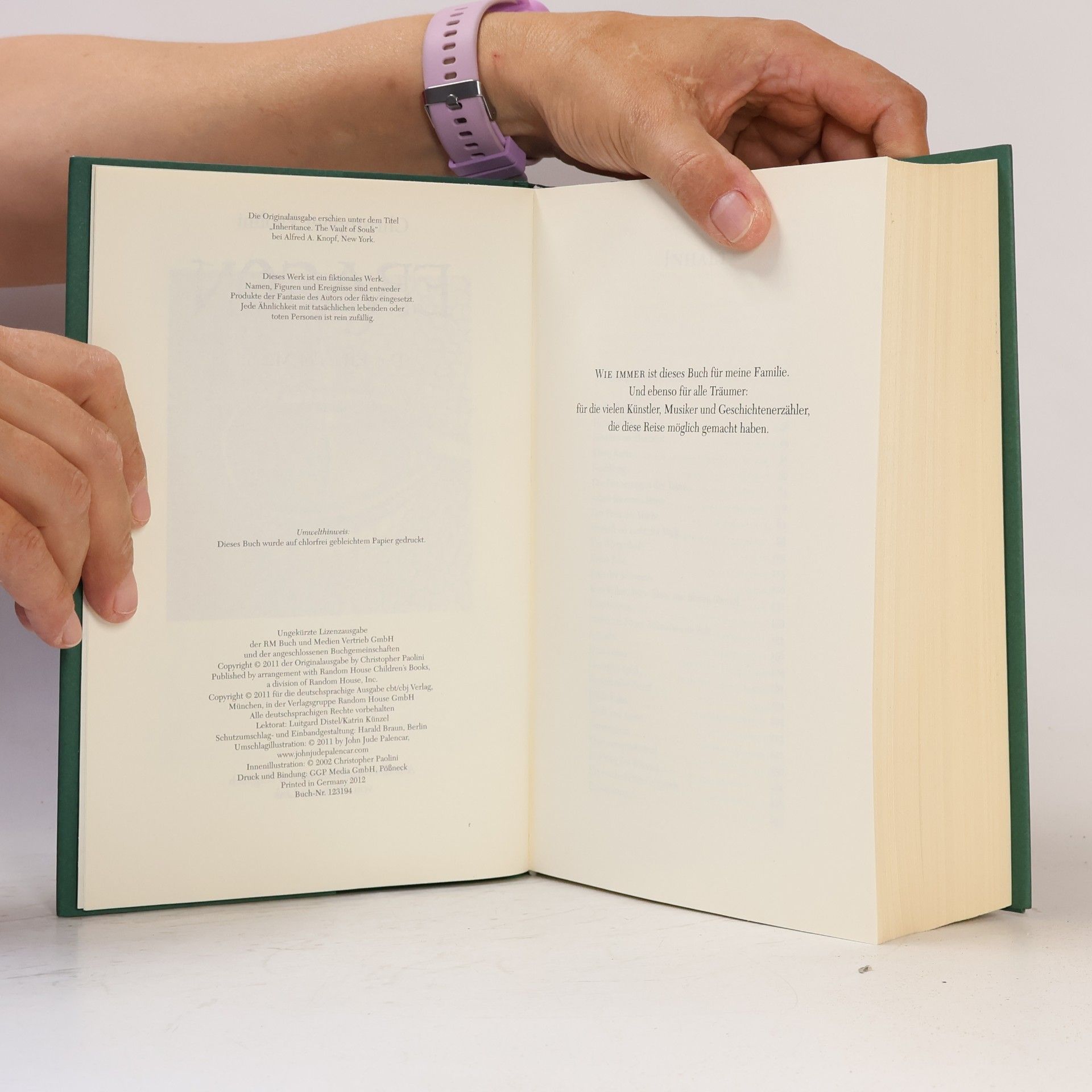 Christopher Paolini Eragon. Das Erde der Macht