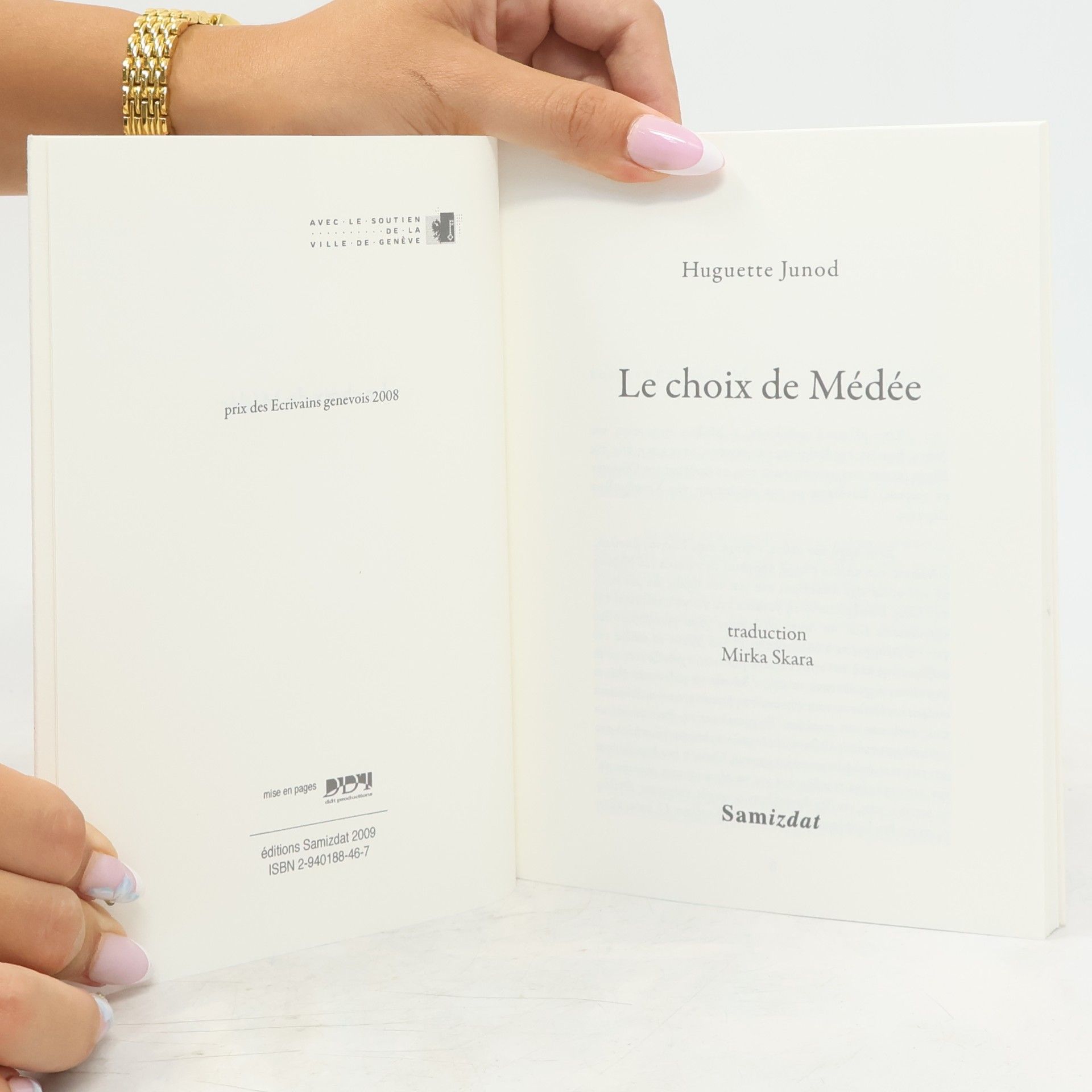 Huguette Junod Le choix de Médée