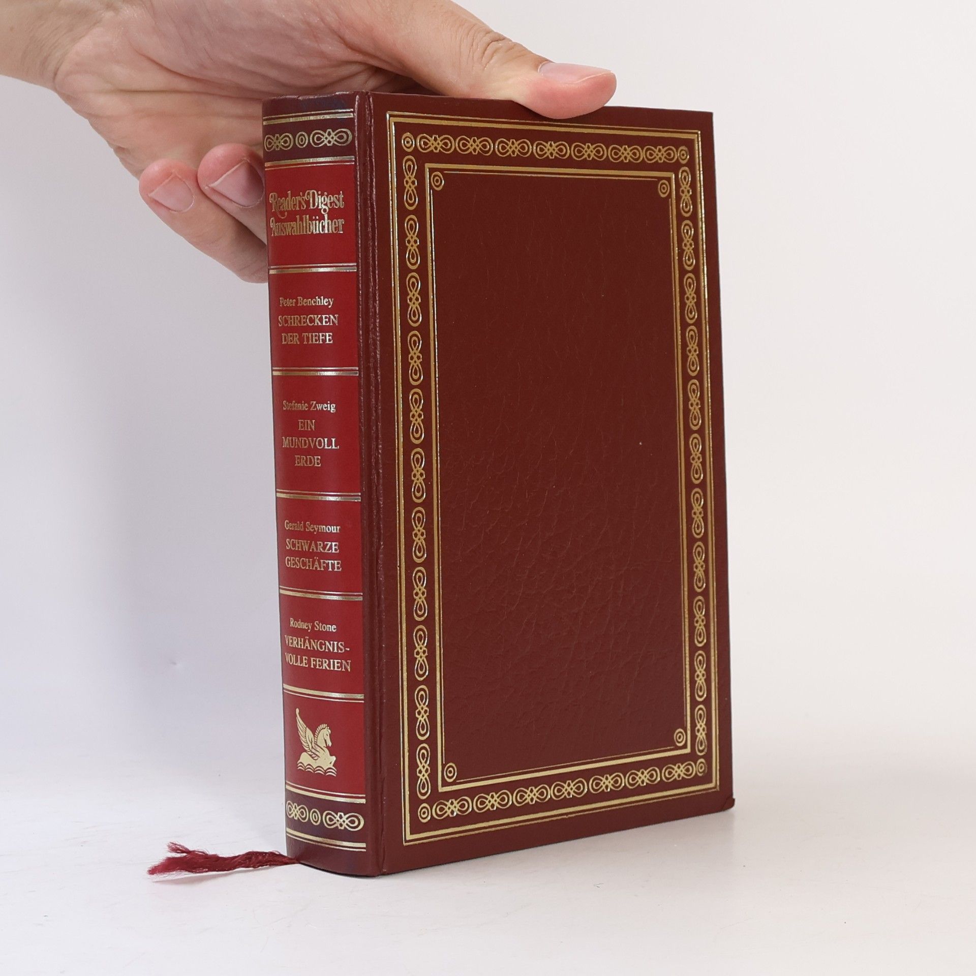 Stefanie Zweig Reader's Digest Auswahlbücher. Schrecken der Tiefe. Ein Mundvoll Erde. Schwarze Geschäfte. Verhängnisvolle Ferien