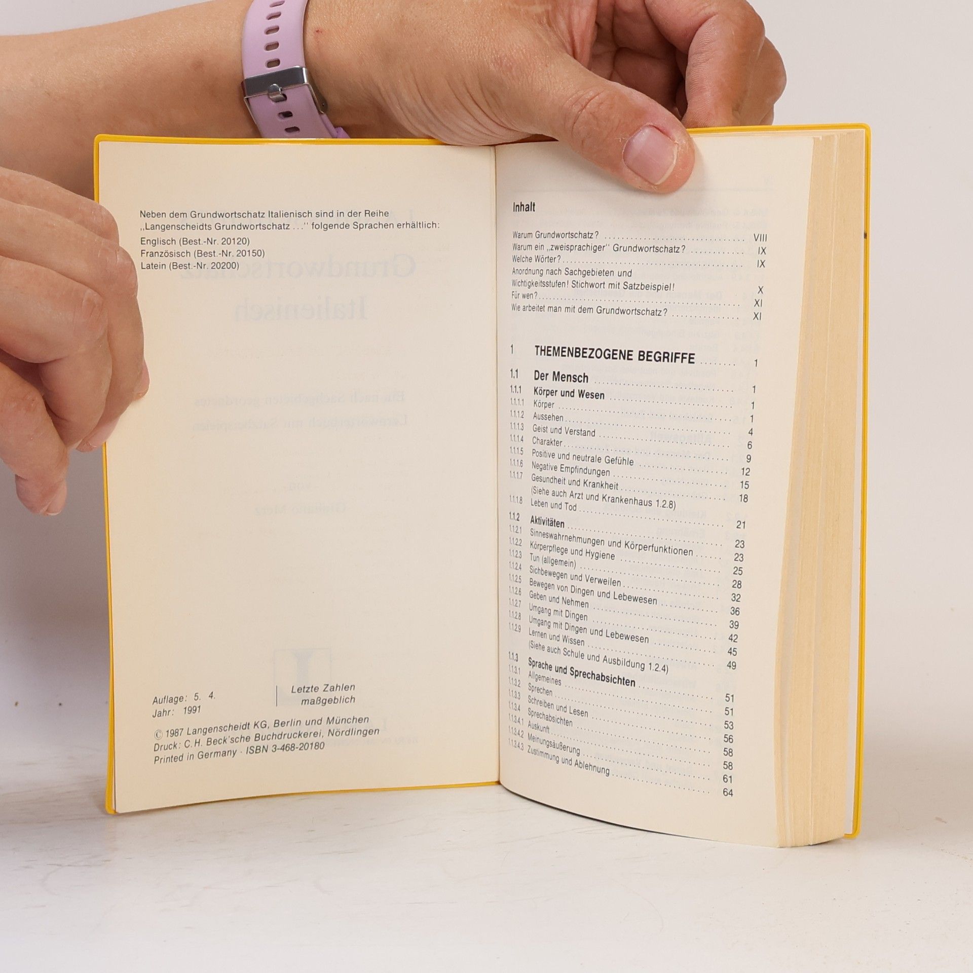 Collectif d'auteurs Langenscheidts Grundwortschatz Italienisch