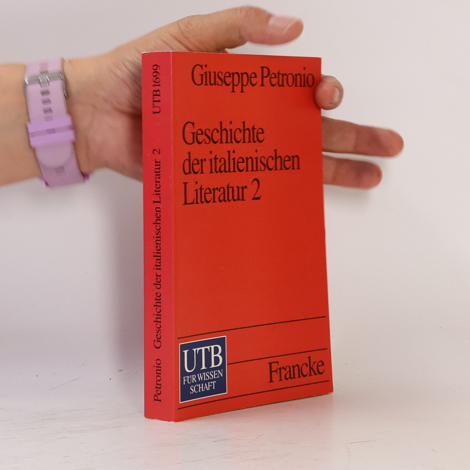 Giuseppe Petronio Geschichte der italienischen Literatur. Tl.2. Vom Barock bis zur Romantik