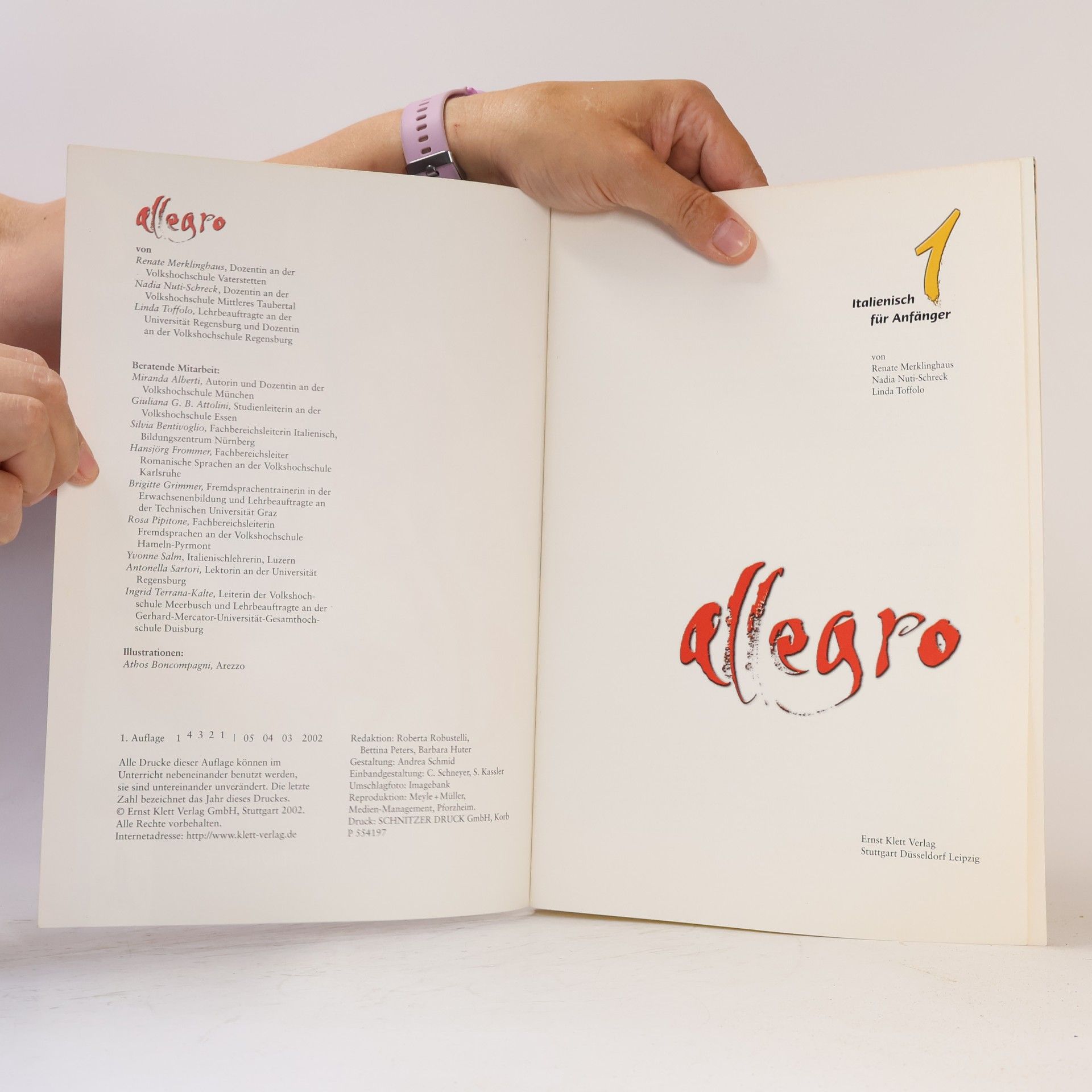 Kolektiv autorů Allegro 1. Italienisch für Anfänger