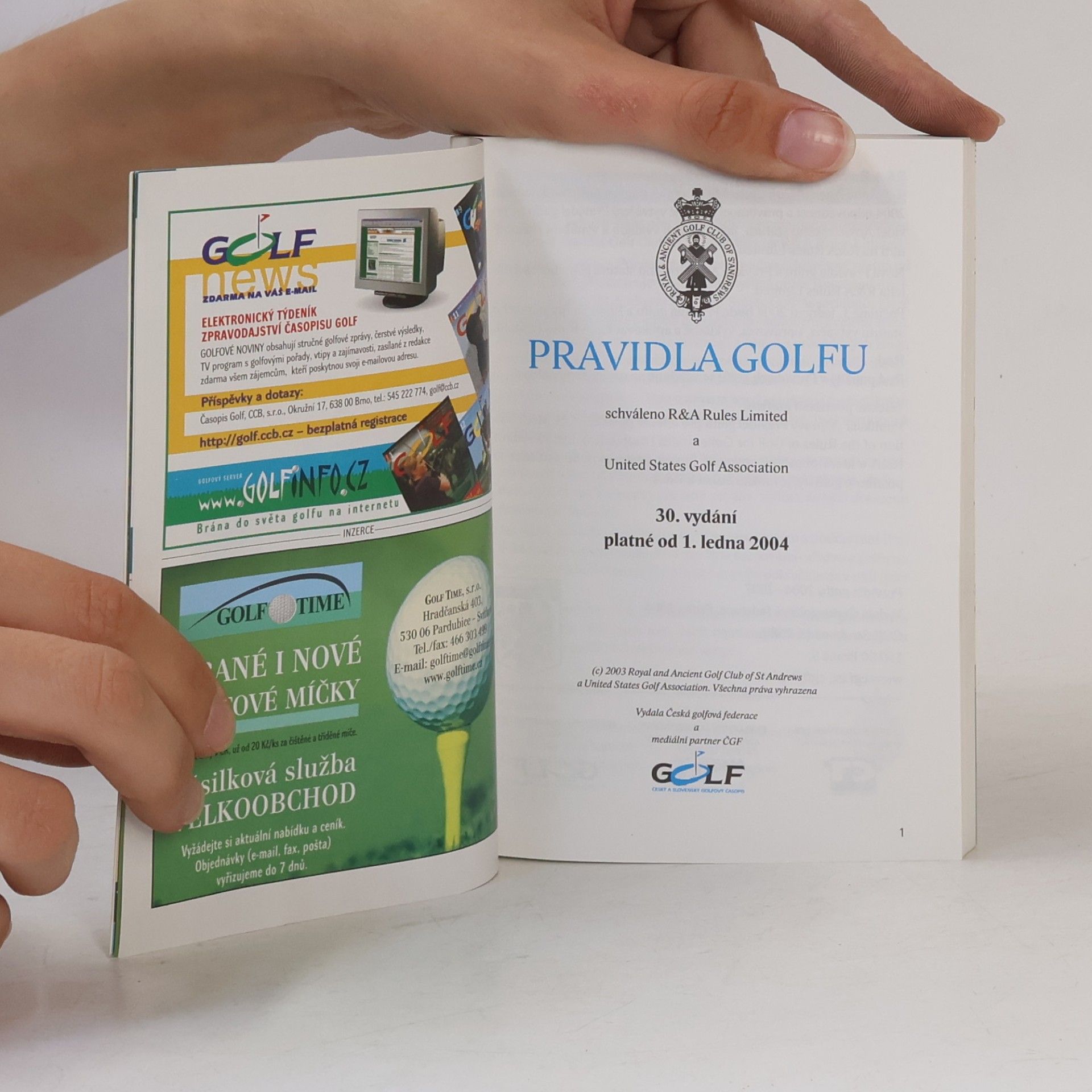 kolektiv Pravidla golfu a Pravidla amaterského statutu 2004-2007