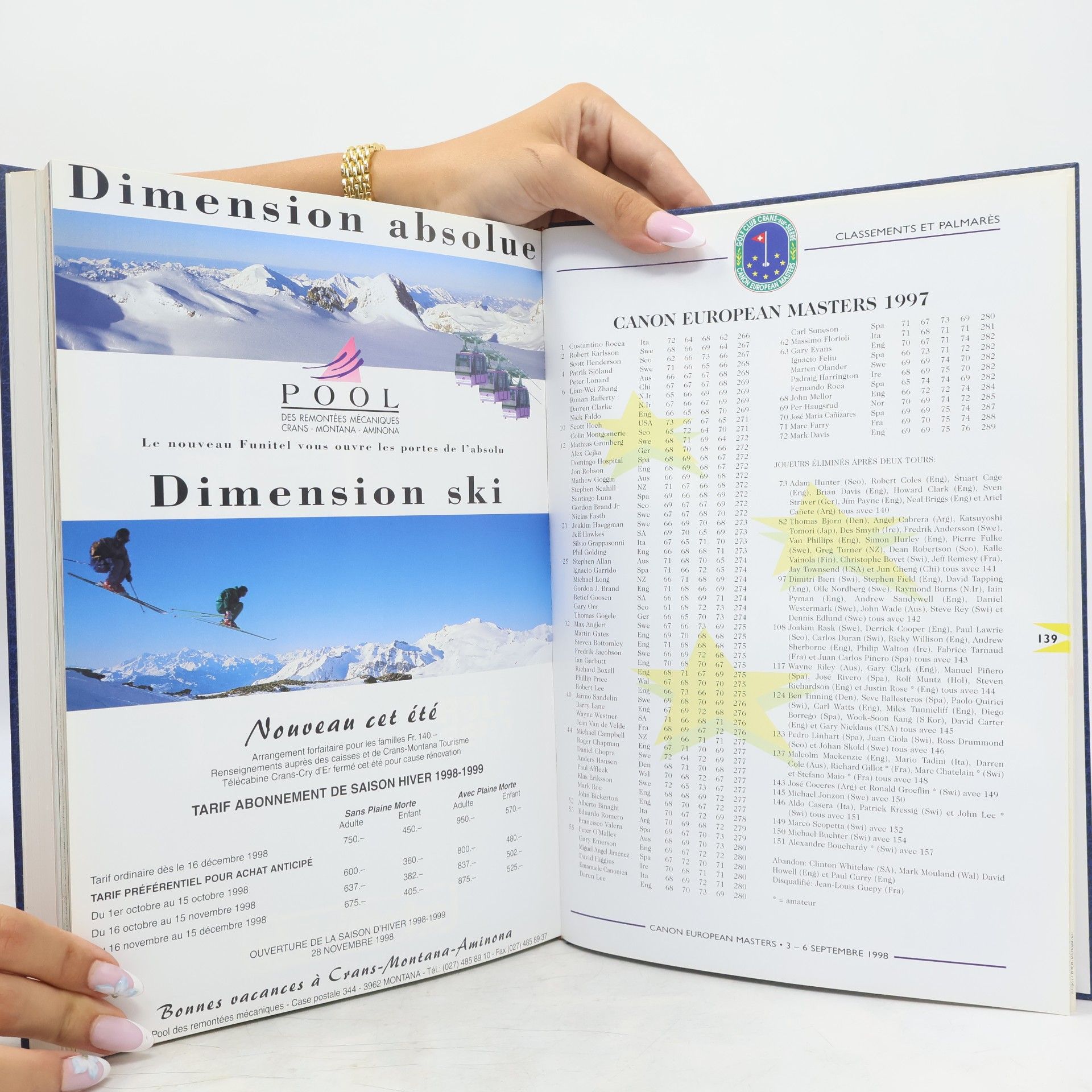 Various authors Canon European Masters 1998