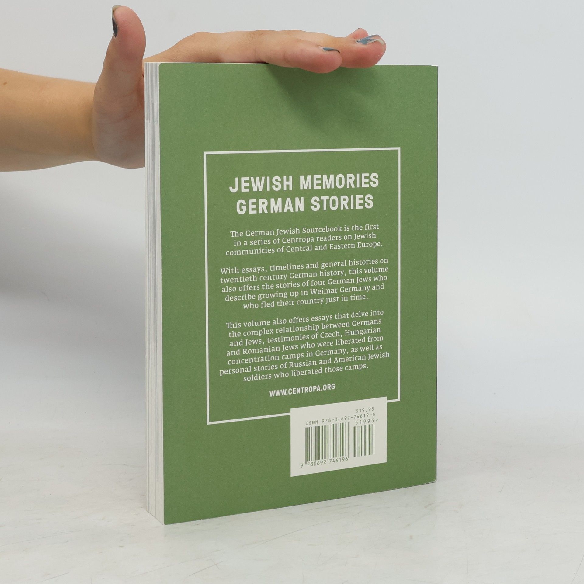 Lauren Granite A Centropa Reader - 1: The German Jewish Source Book