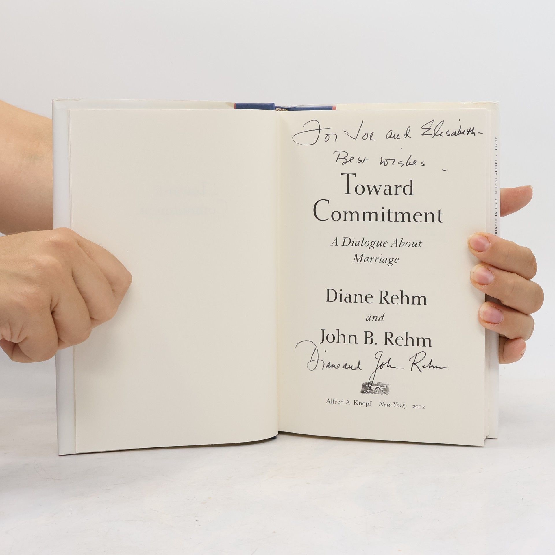 Diane Rehm Toward Commitment
