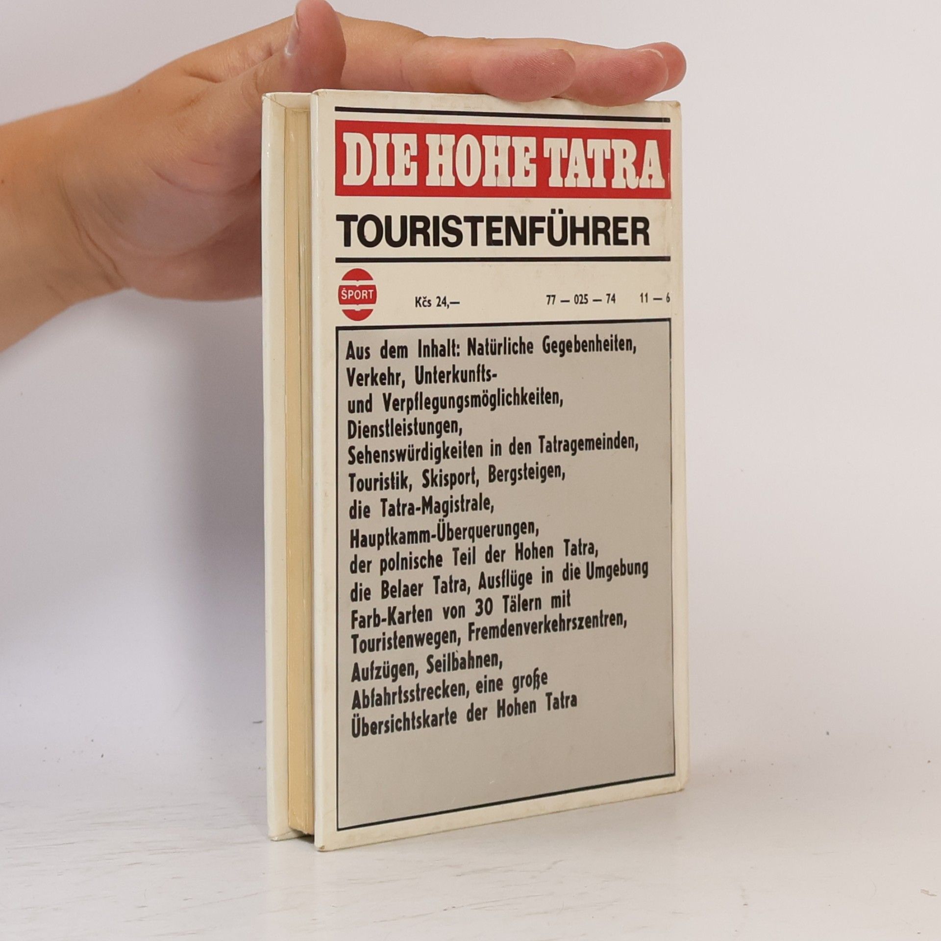 Vladimír Adamec Die Hohe Tatra. Touristenführer