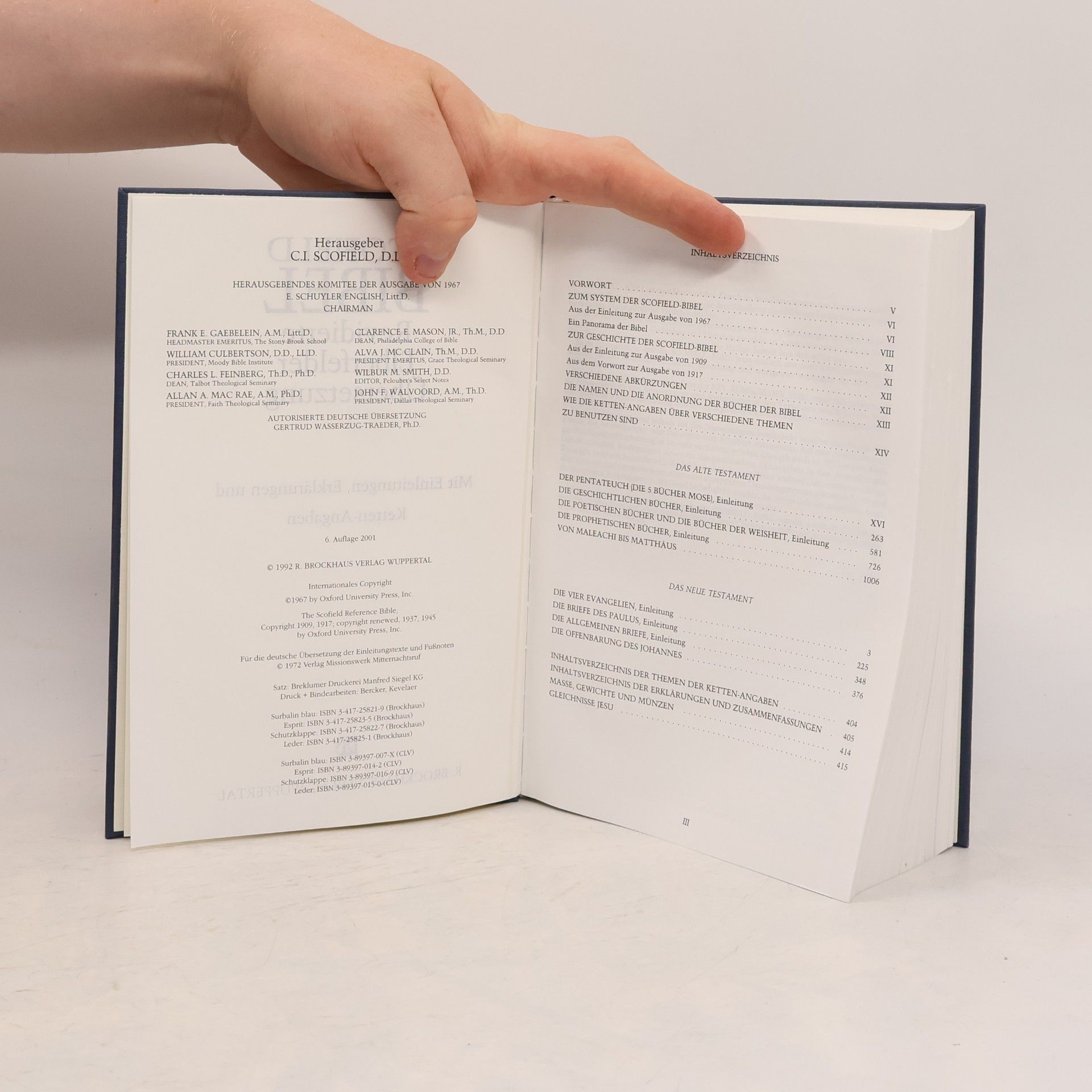 Kolektiv autorů Scofield Bibel: Revidierte Elberfelder Übersetzung