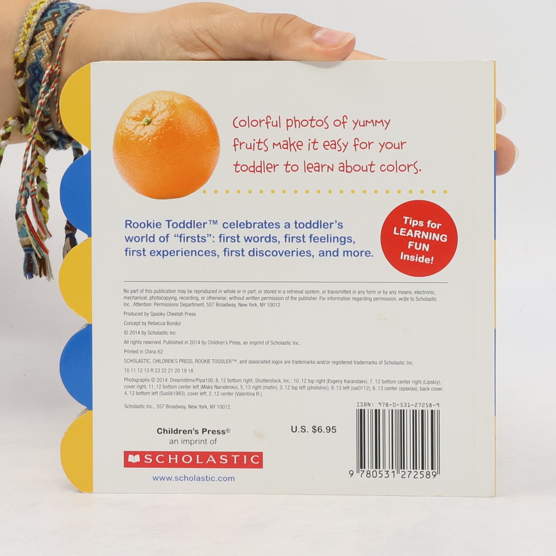 Rebecca Bondor Rookie Toddler: Red Apple Green Pear a Book of Colors