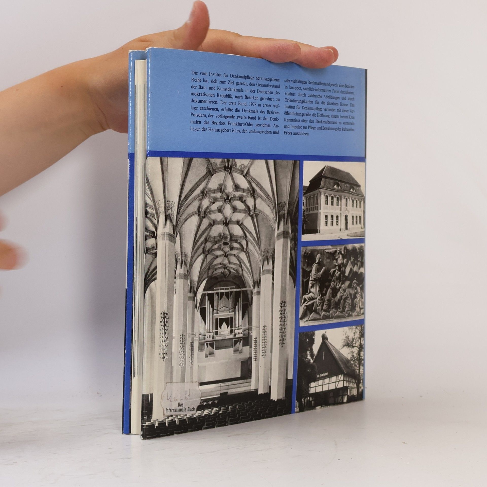 AA.VV. Die Bau- und Kunstdenkmale in der DDR Bezirk Frankfurt / Oder