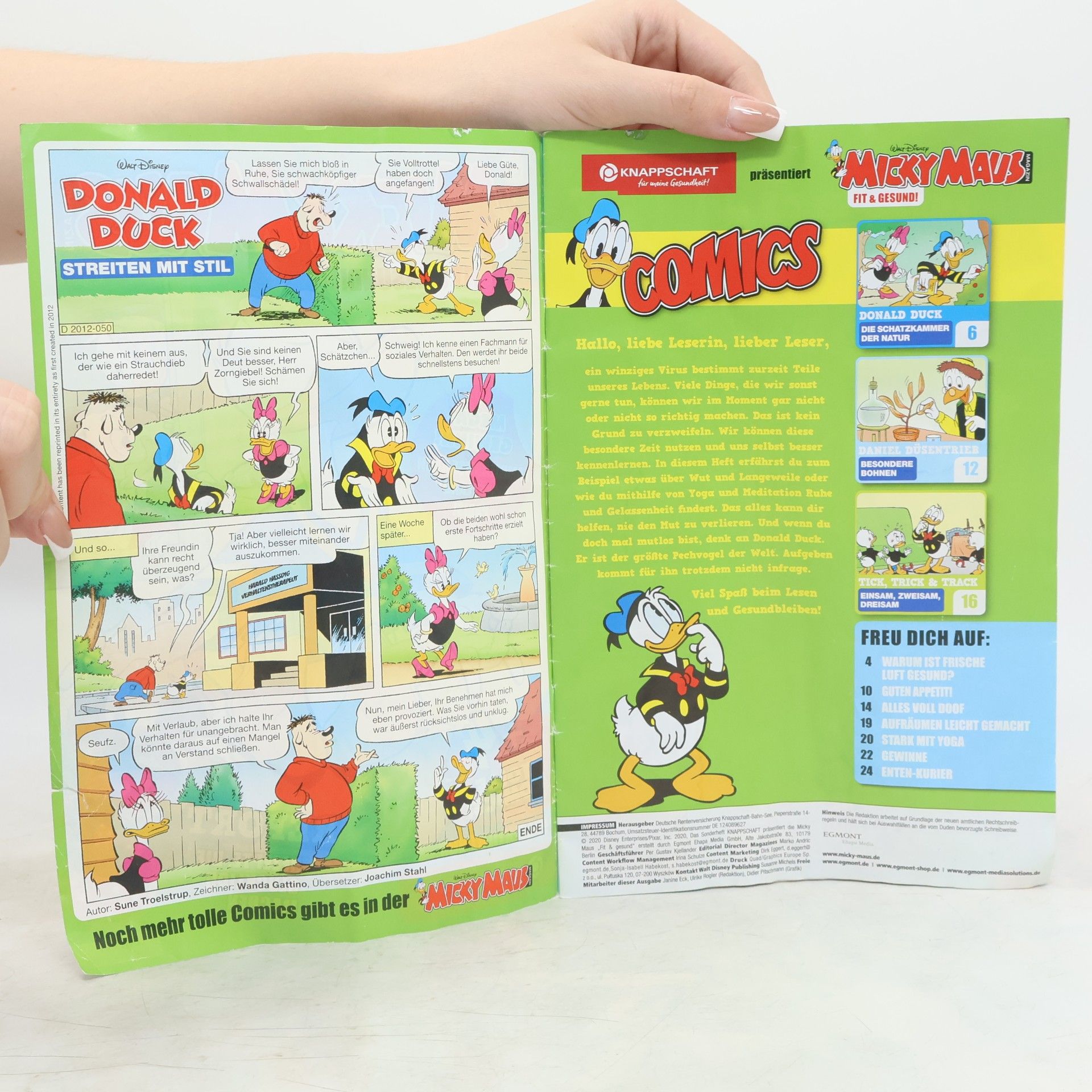Collectif d'auteurs Micky Maus Magazin 6. Fit & gesund!
