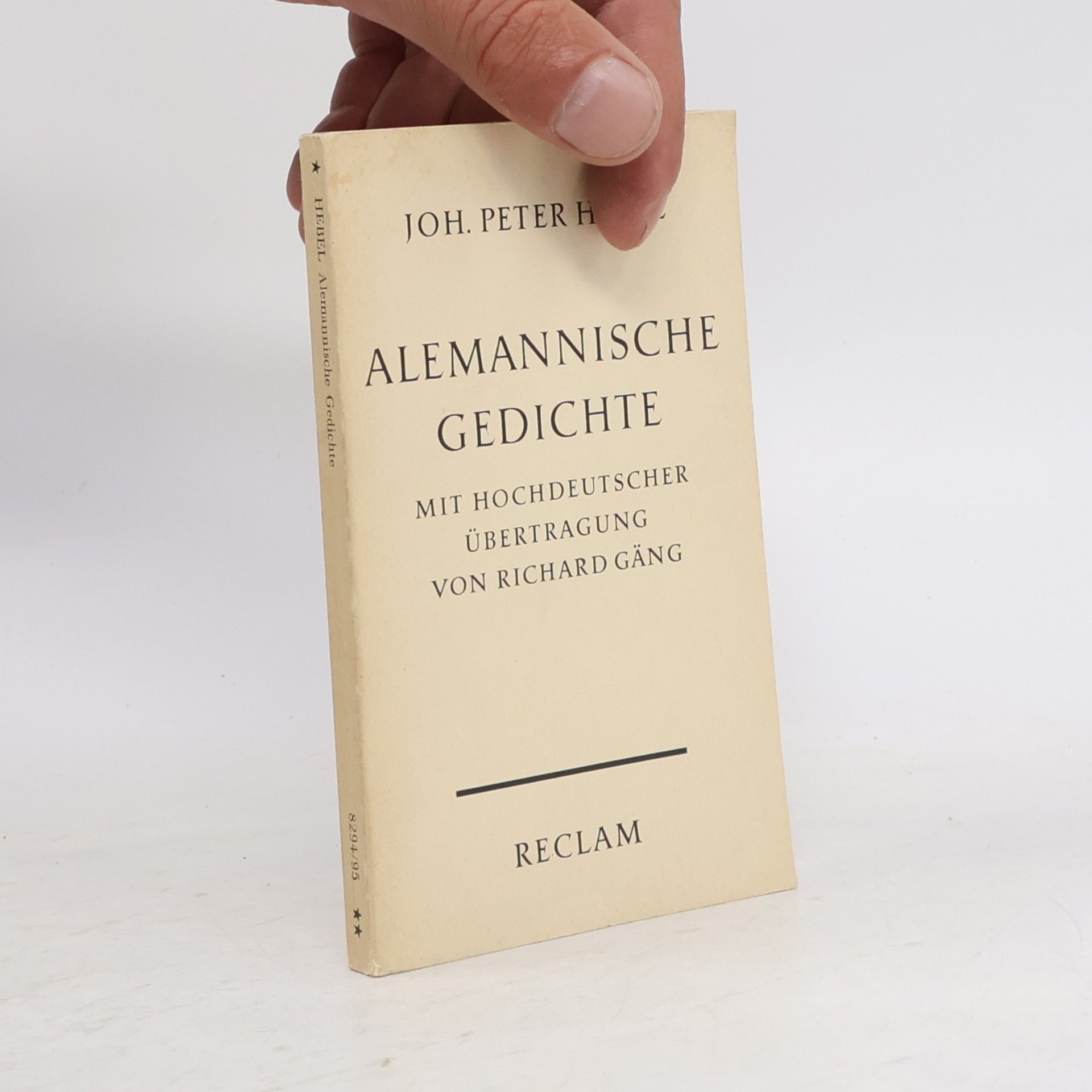 Johann Peter Hebel Alemannische Gedichte