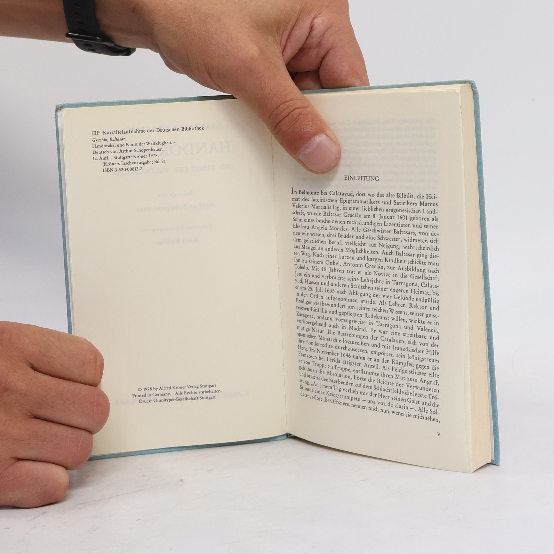 Baltasar Gracián Handorakel und Kunst der Weltklugheit