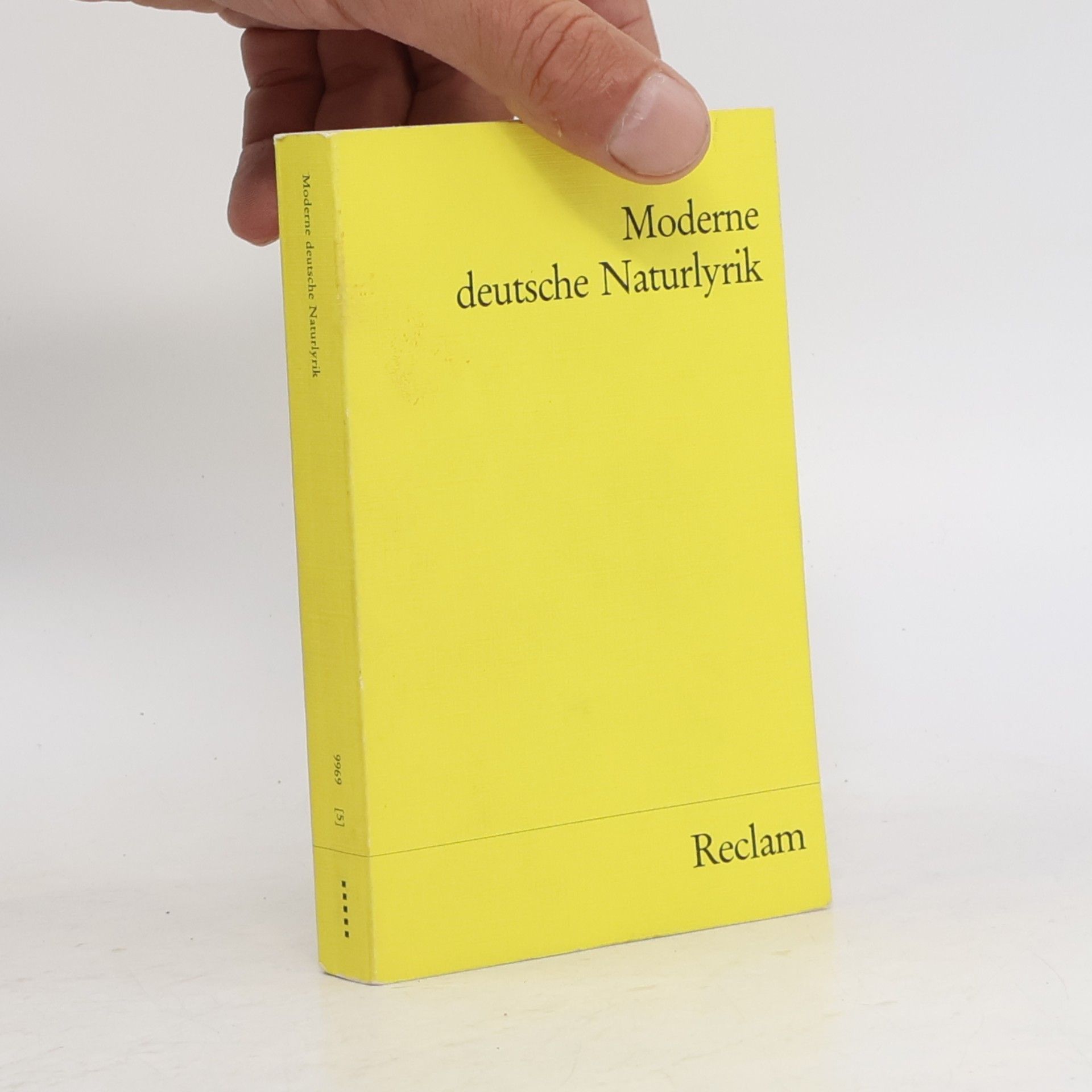 Edgar Marsch Moderne deutsche Naturlyrik