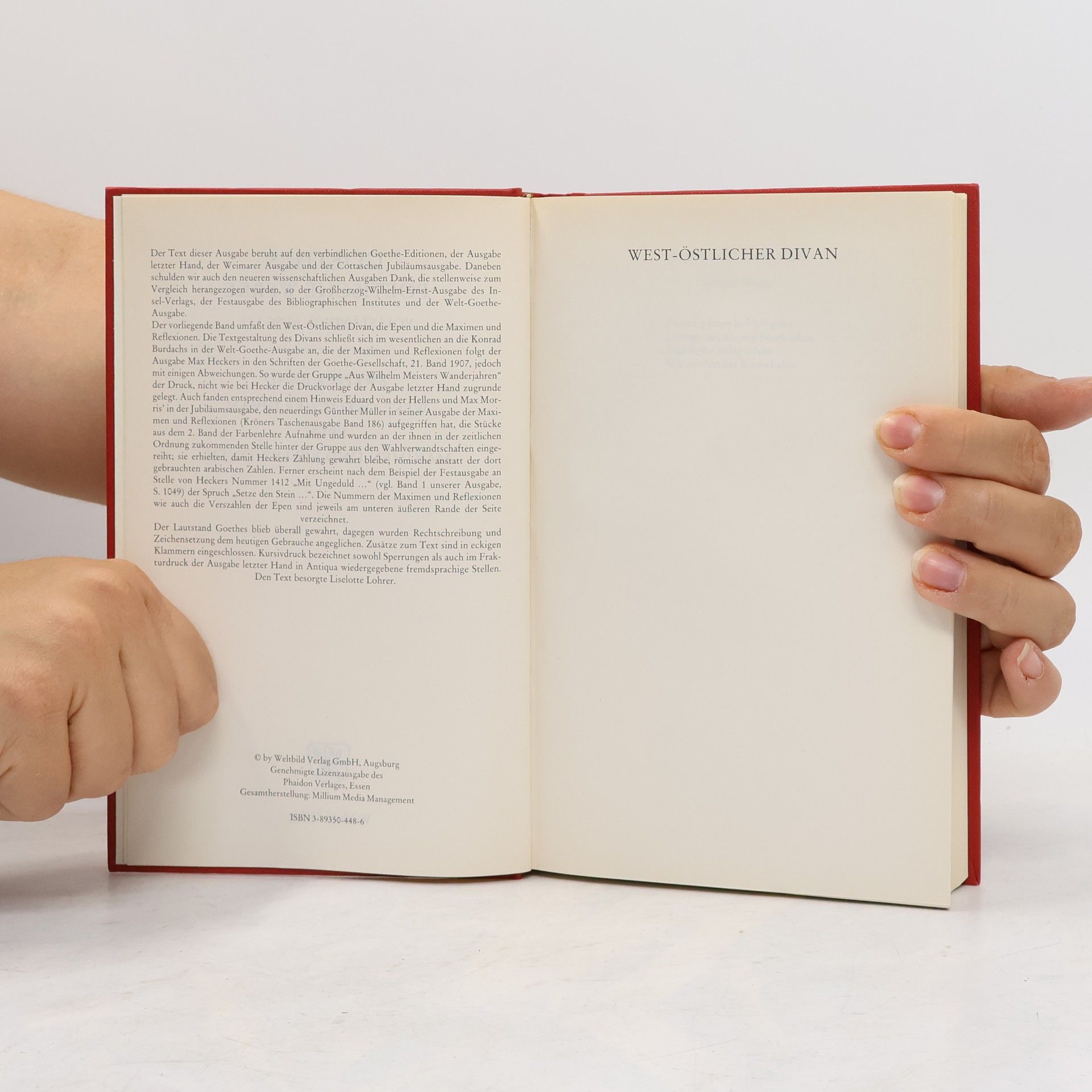 Johann Wolfgang von Goethe Goethes poetische Werke. Band 2