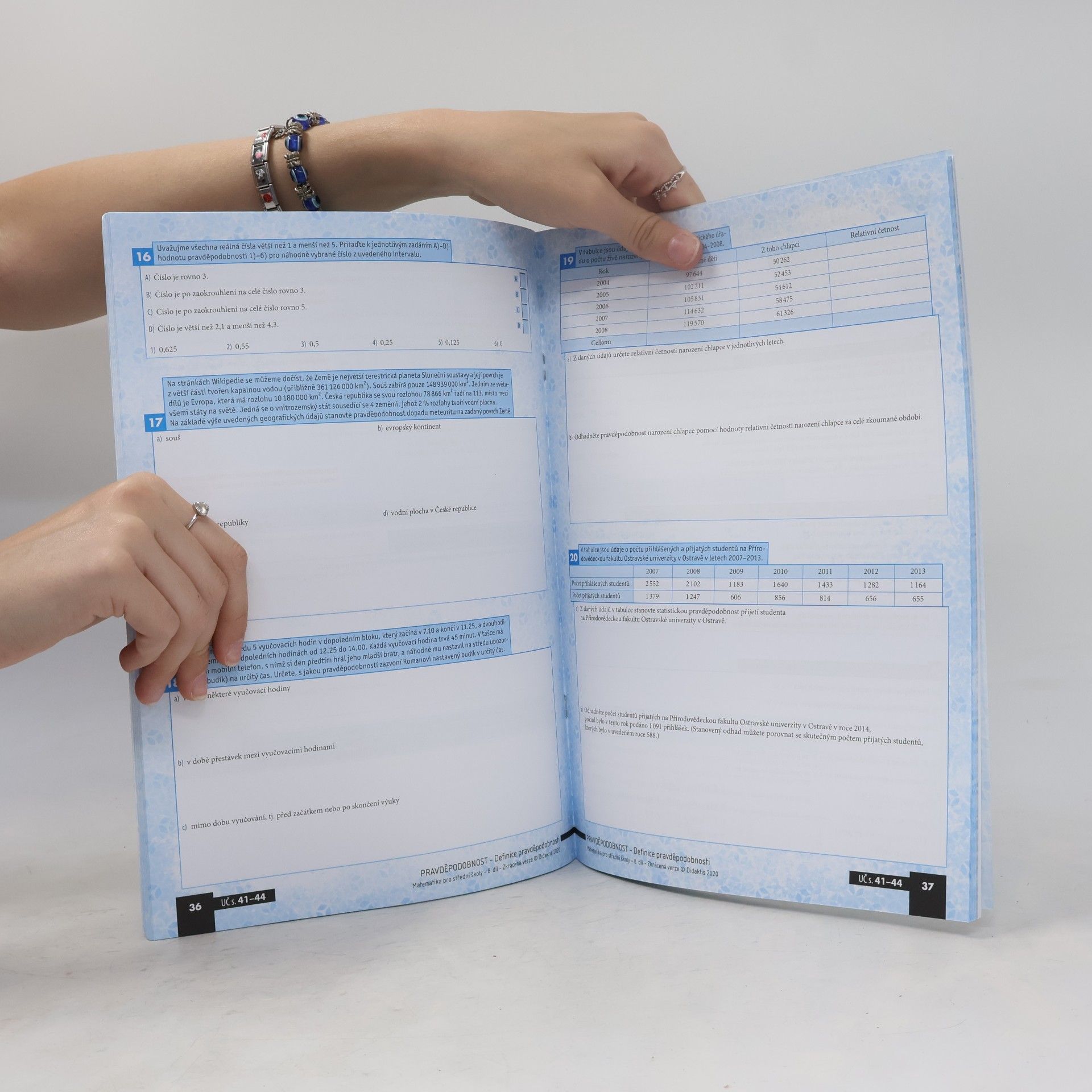 Autorenkollektiv Matematika pro střední školy - kombinatorika, pravděpodobnost, statistika (8. díl, zkrácená verze, prac. sešit)