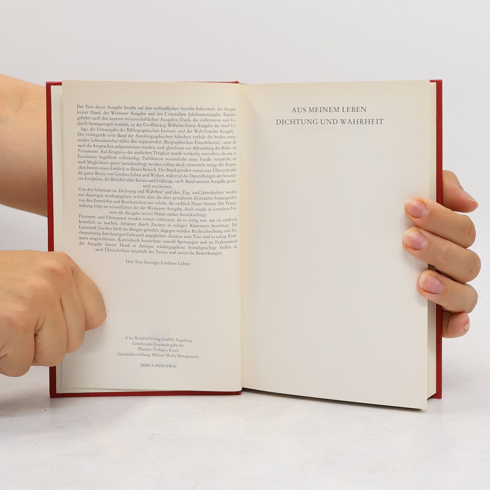 Johann Wolfgang von Goethe Goethes poetische Werke Band 8