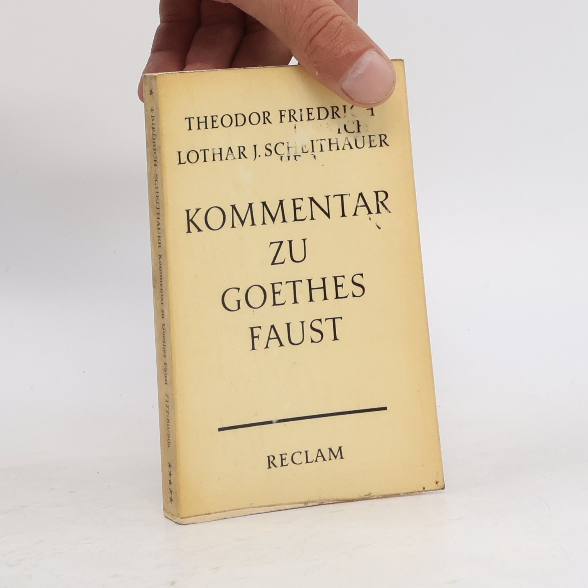 Theodor Friedrich Kommentar zu Goethes Faust