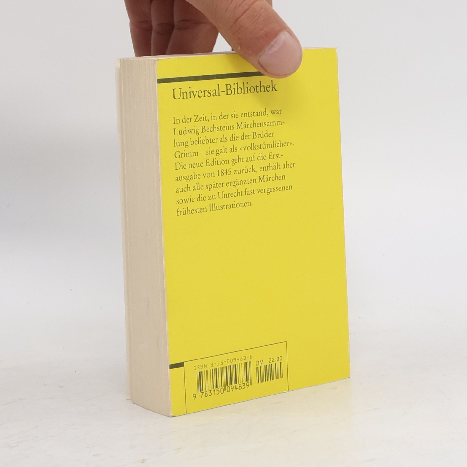 Hans-Heino Ewers Reclams Universal-Bibliothek: Deutsches Märchenbuch