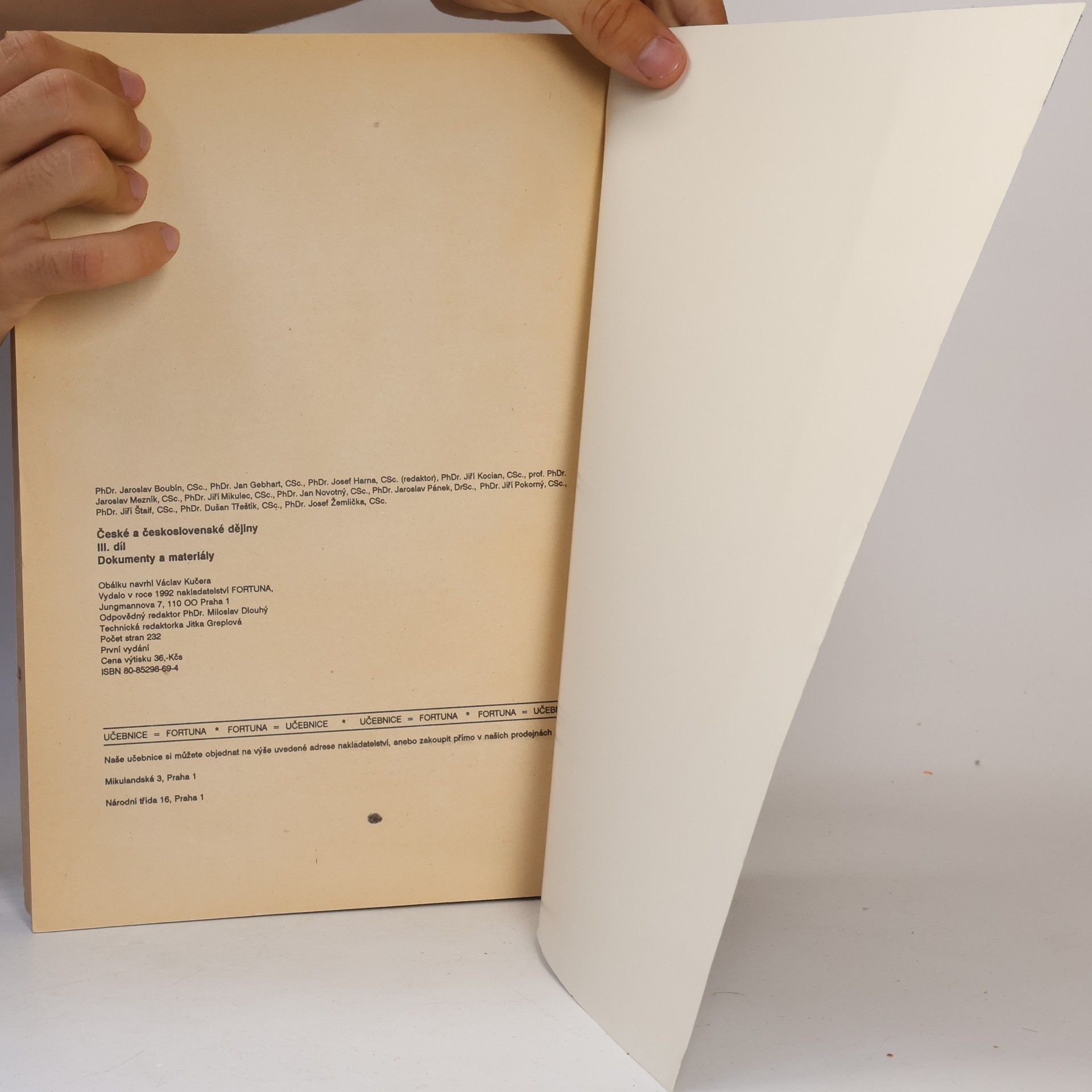 Autorenkollektiv České a československé dějiny III. - Dokumenty a materiály