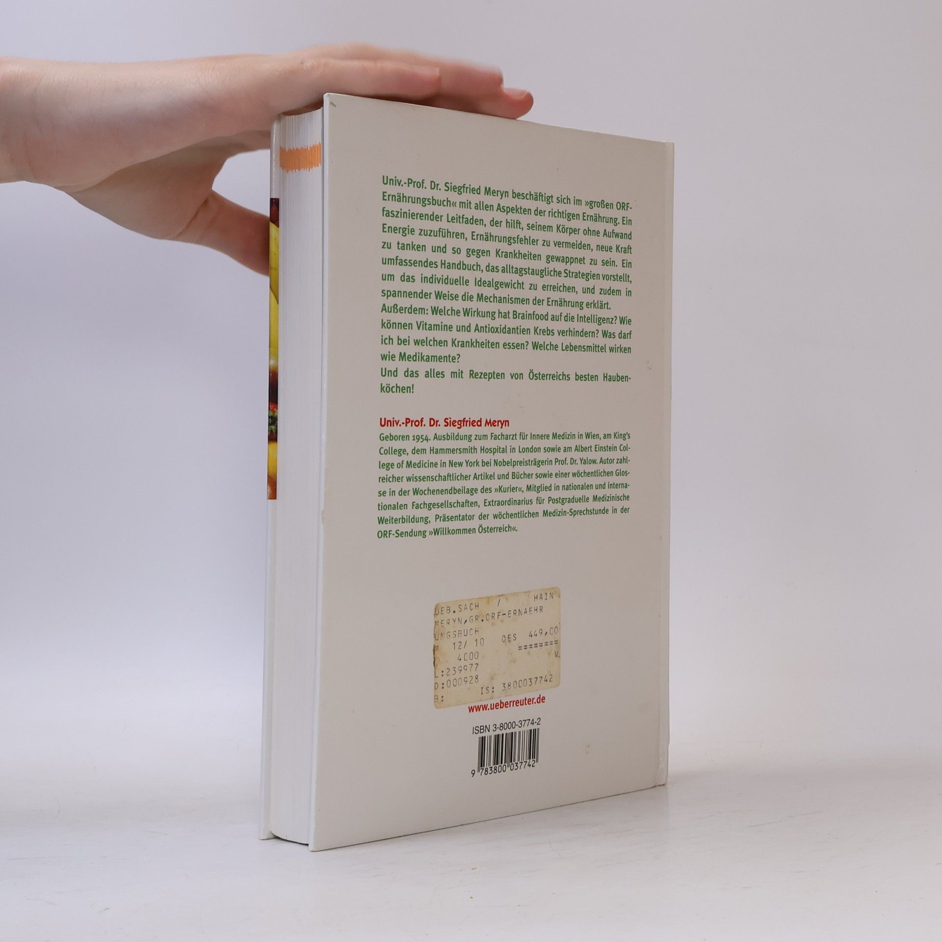 Siegfried Meryn Das große ORF-Ernährungsbuch