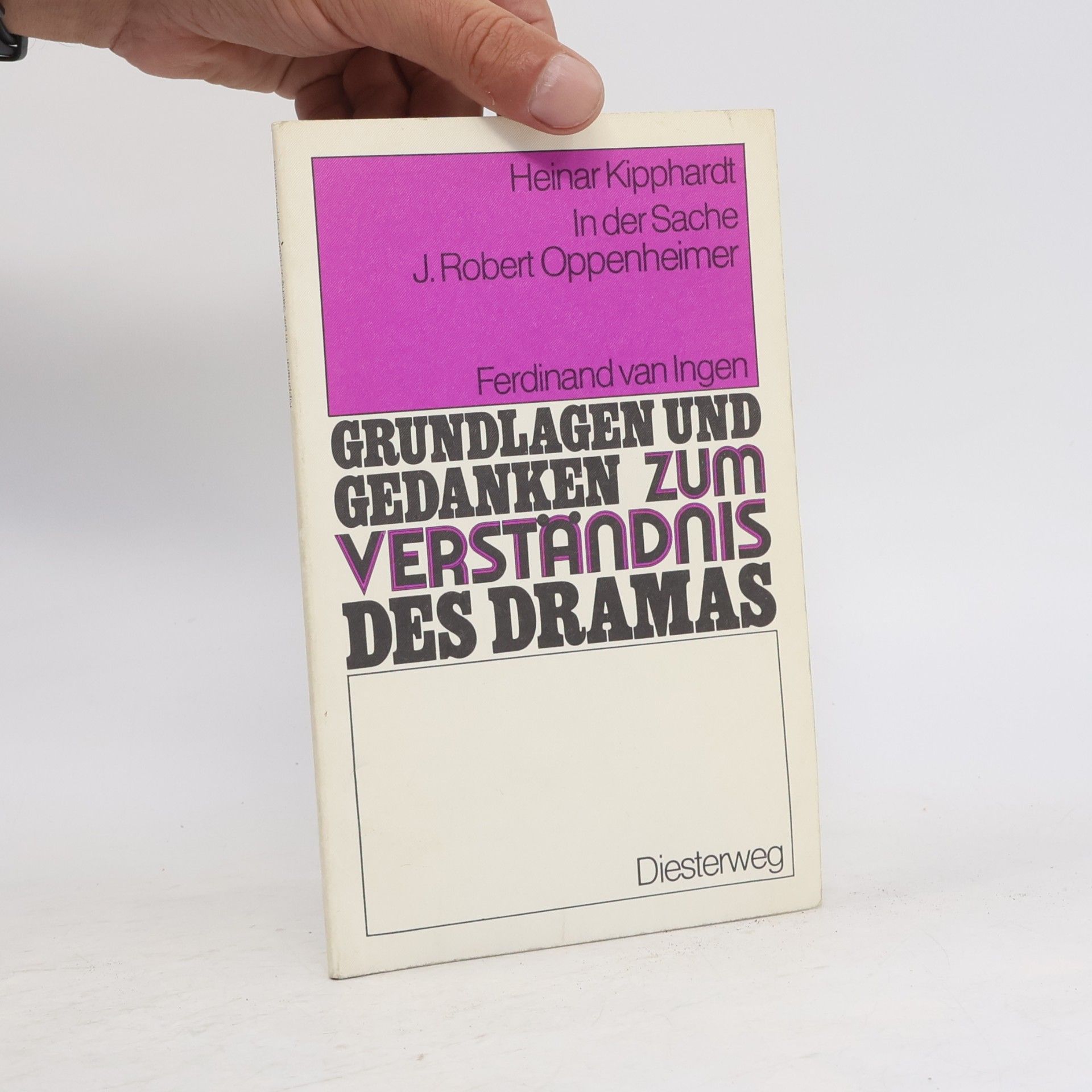 Ferdinand van Ingen Heinar Kipphardt, In der Sache J. Robert Oppenheimer