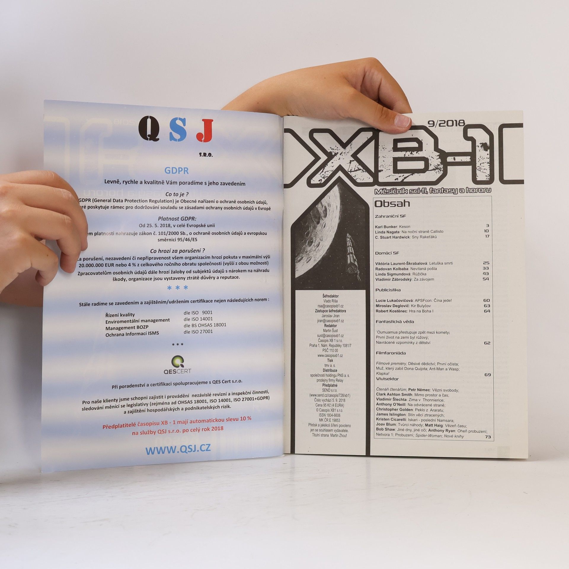 Kolektiv autorů XB-1 9/2018