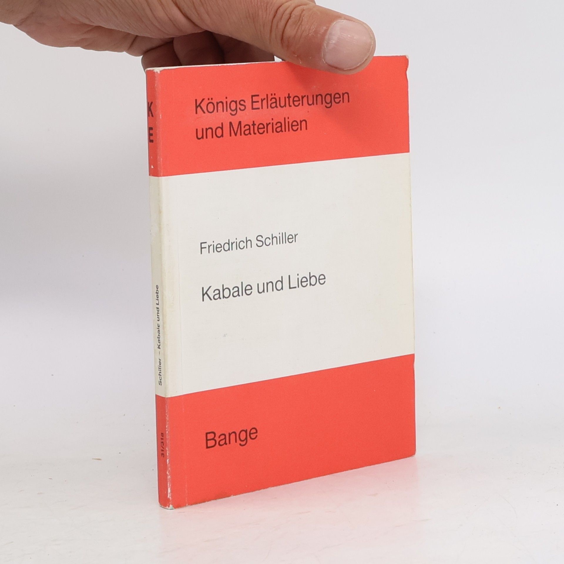 Martin H. Ludwig Erläuterungen zu Friedrich Schiller, Kabale und Liebe