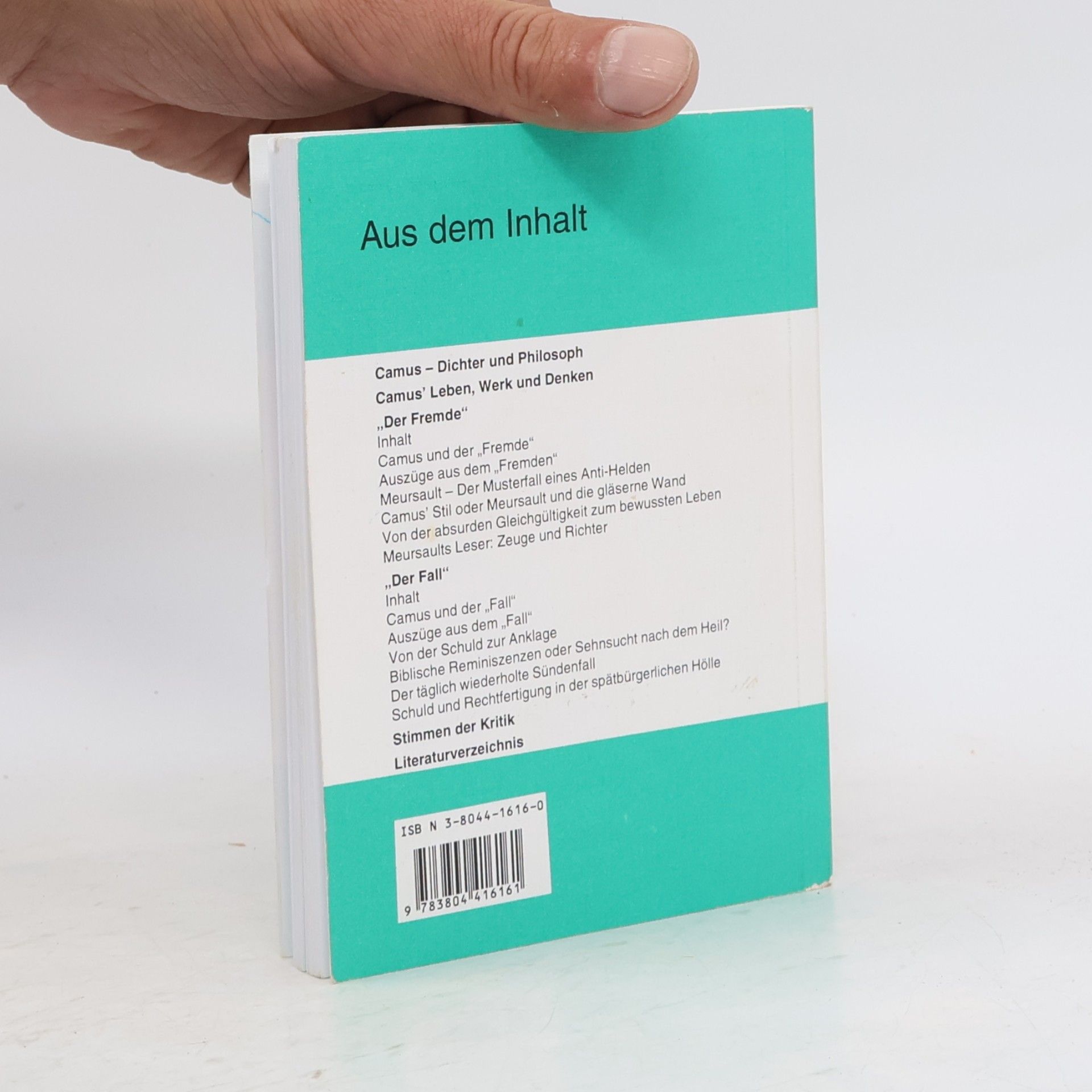 Klaus Bahners Erläuterungen zu Albert Camus, Der Fremde, Der Fall