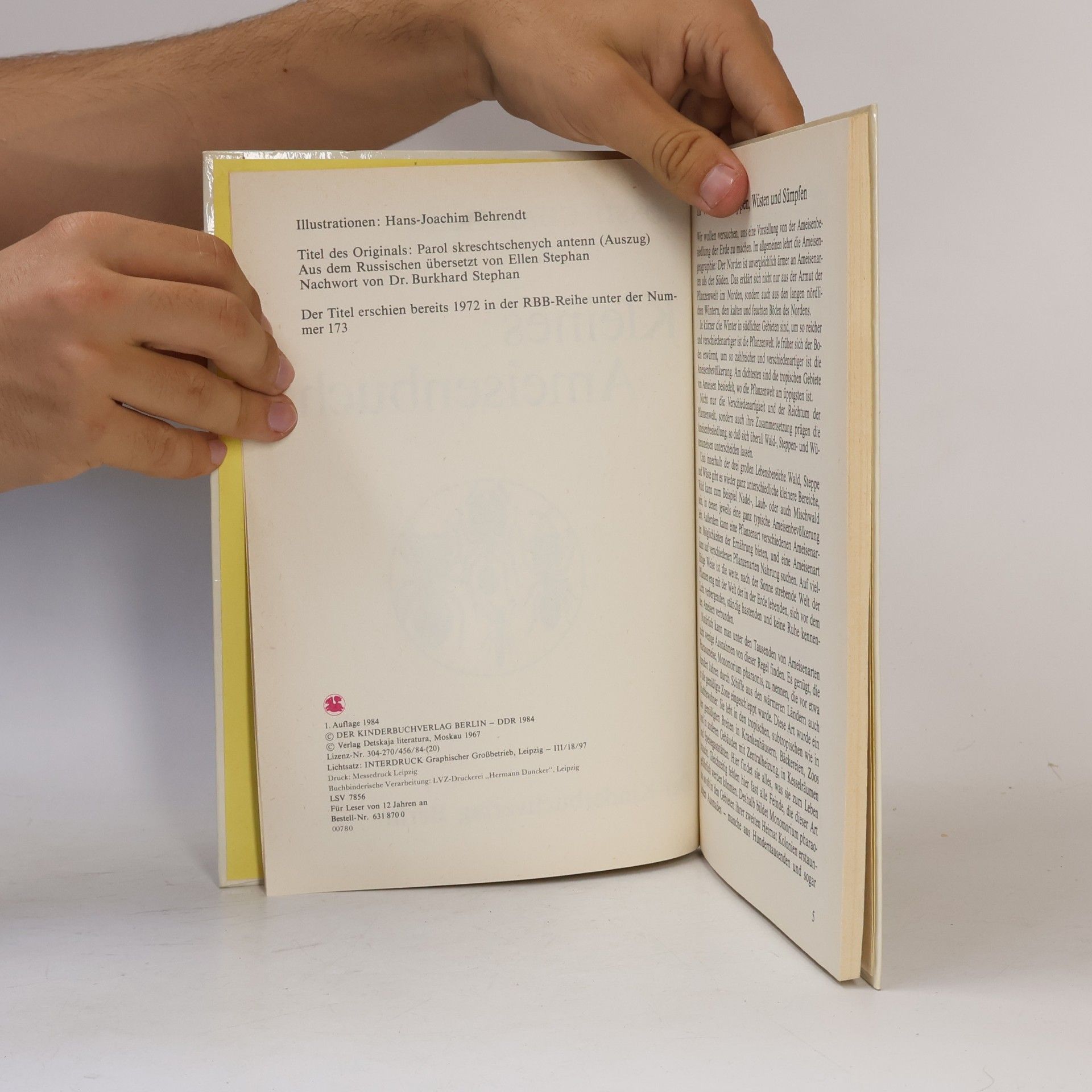 Jossif Chalifman Kleines Ameisenbuch